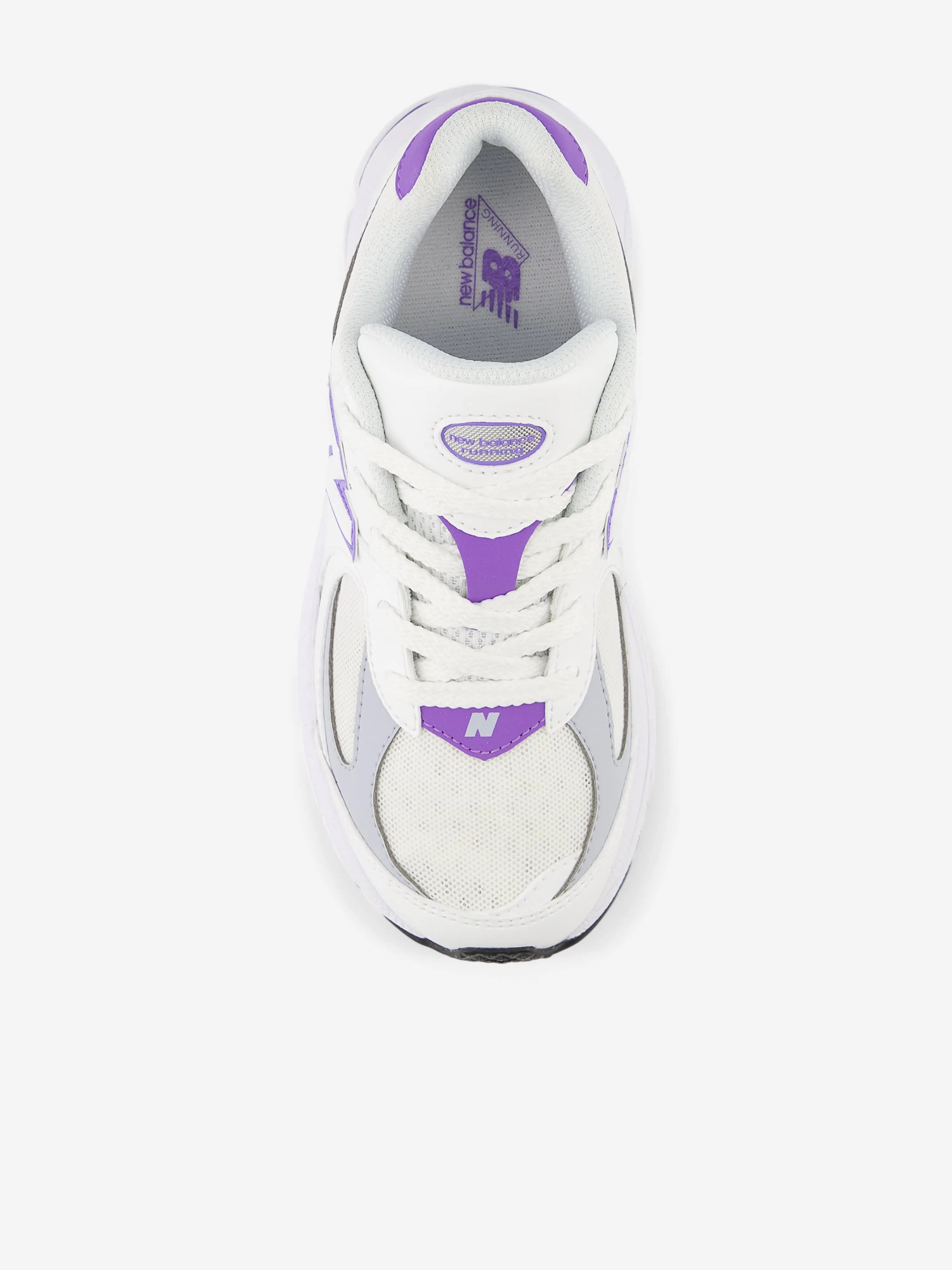 New Balance Kids 2002 Chaussures de Sport en Blanc