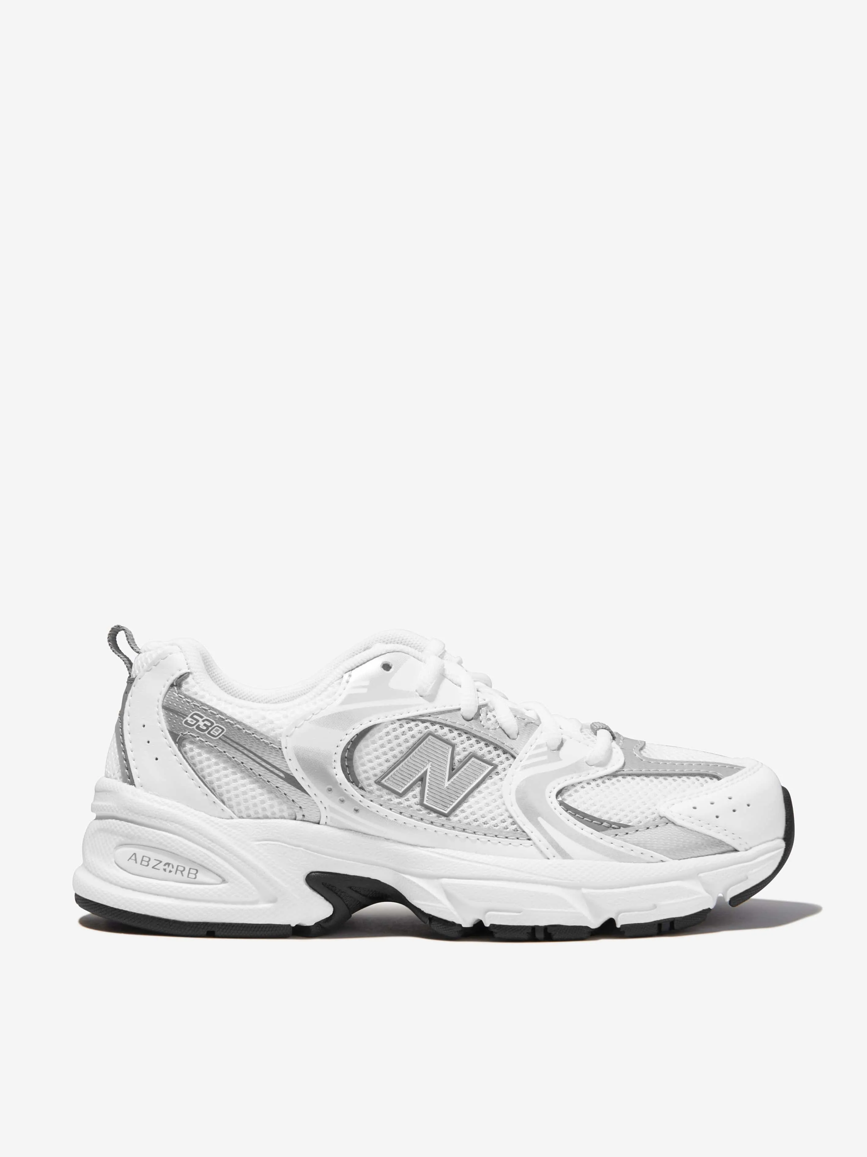 New Balance Kids 530, Baskets Classiques en Blanc