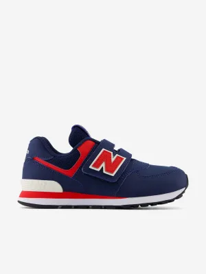New Balance Kids 574 Baskets en Marine