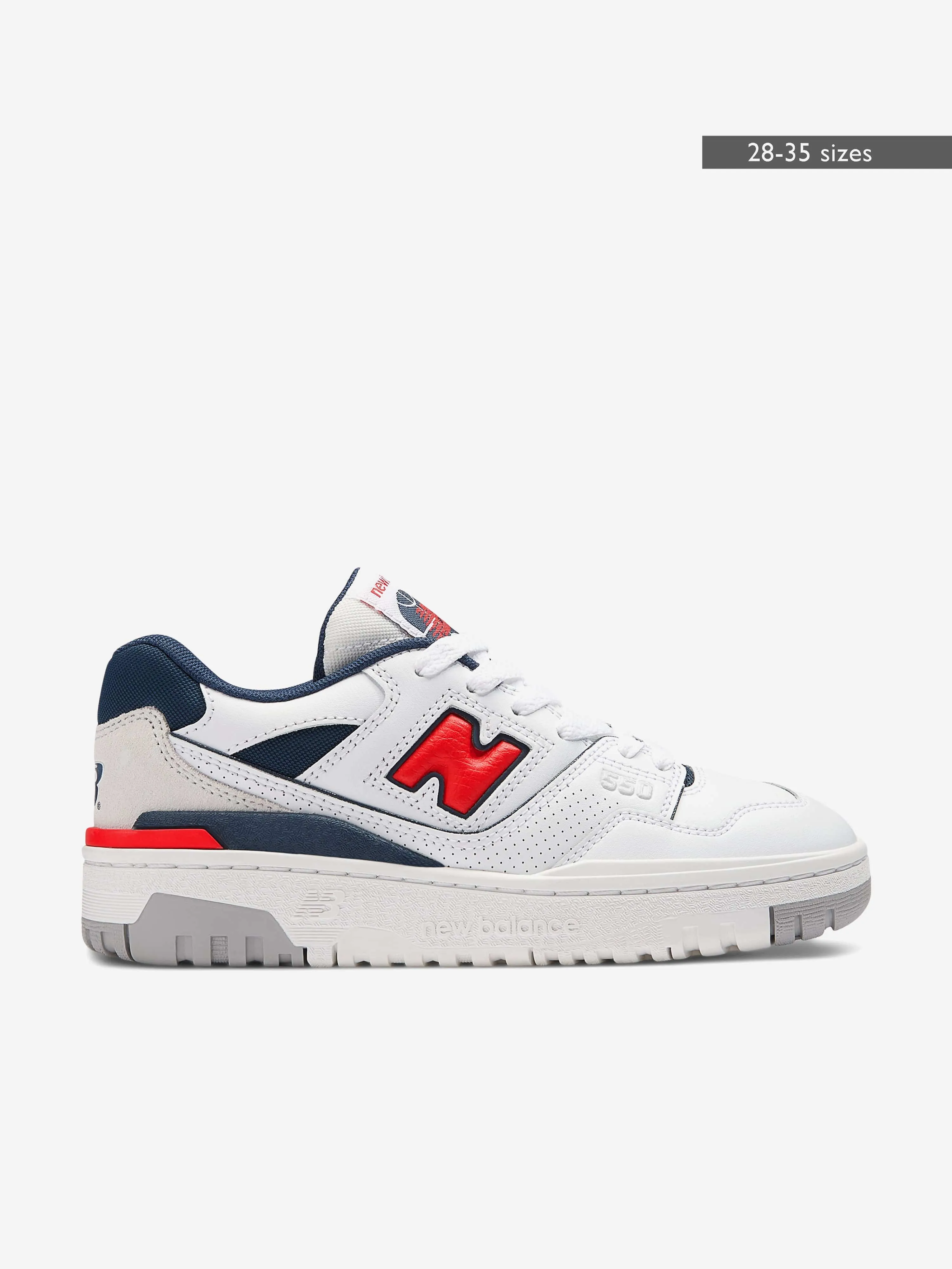 New Balance Baskets B550 pour Enfants en Blanc