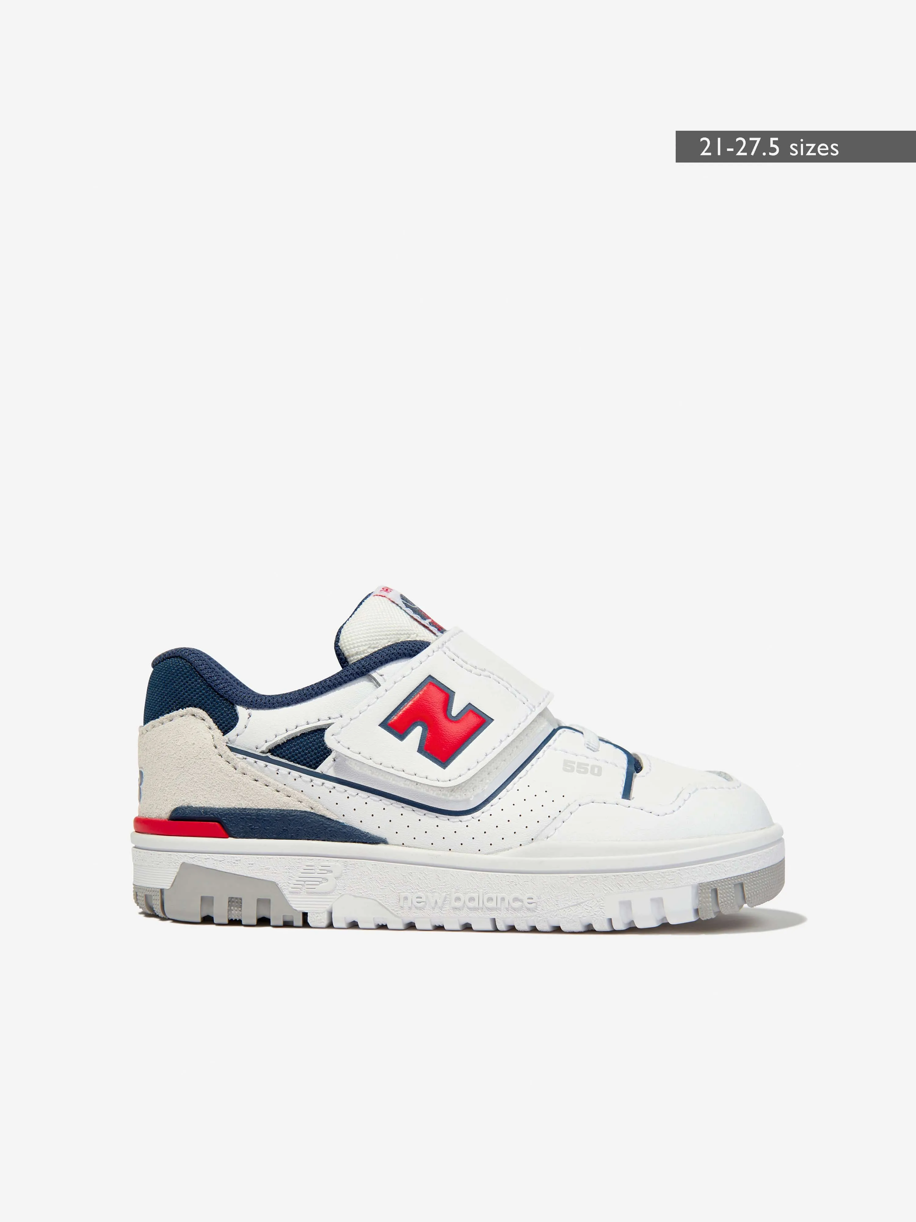 New Balance Baskets B550 pour Enfants en Blanc