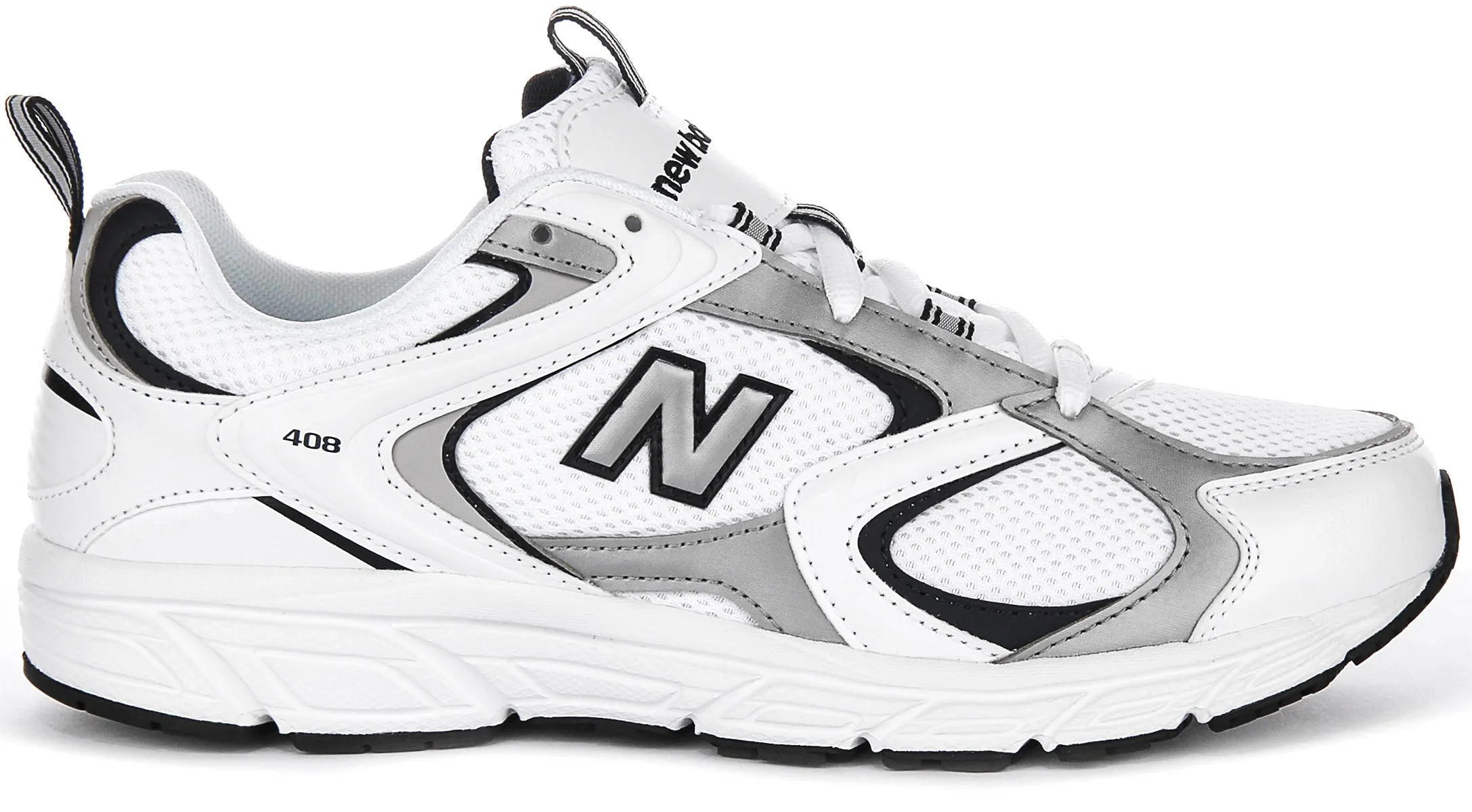 New Balance ML 408A en blanc et bleu marine