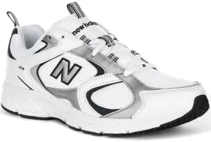 New Balance ML 408A en blanc et bleu marine