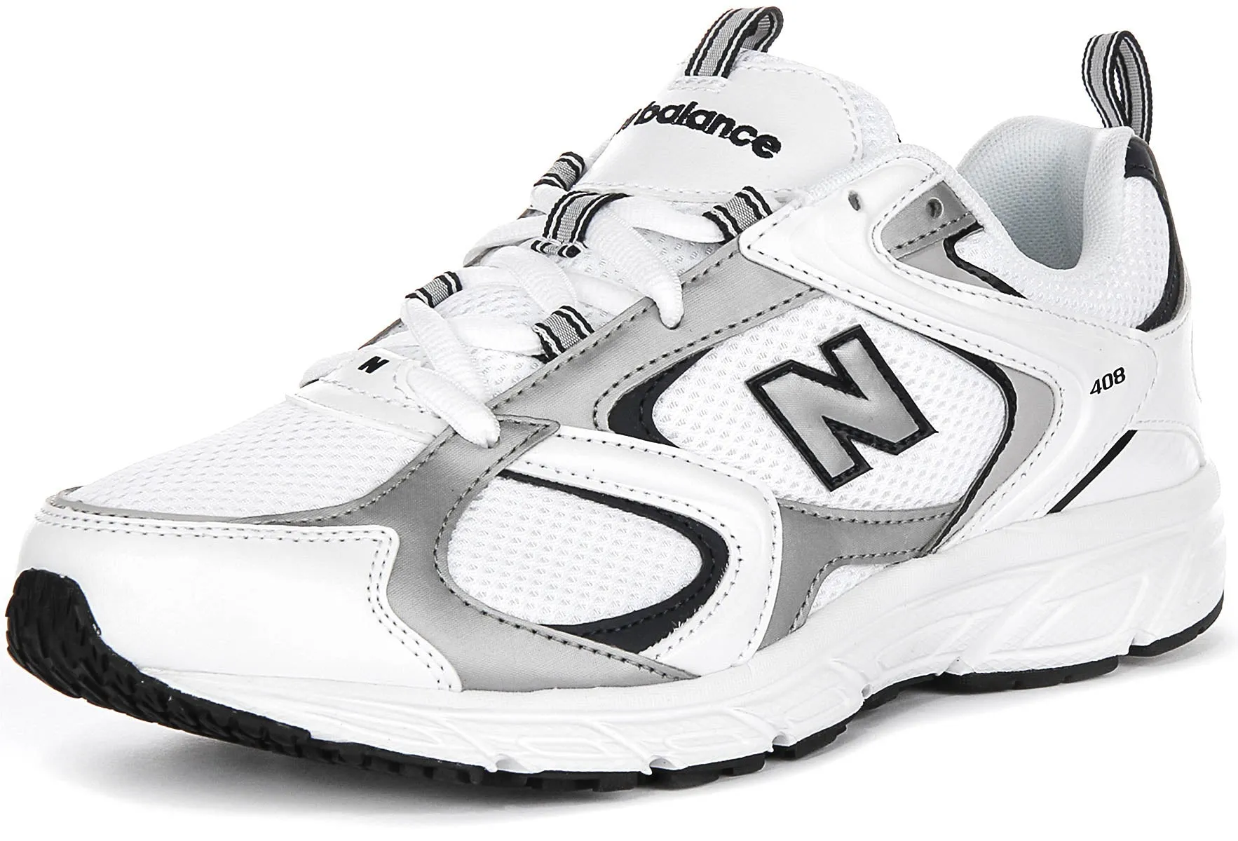 New Balance ML 408A en blanc et bleu marine