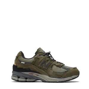New Balance Chaussures de Sport Femme 2002R Vert Mousse / Noir Profond