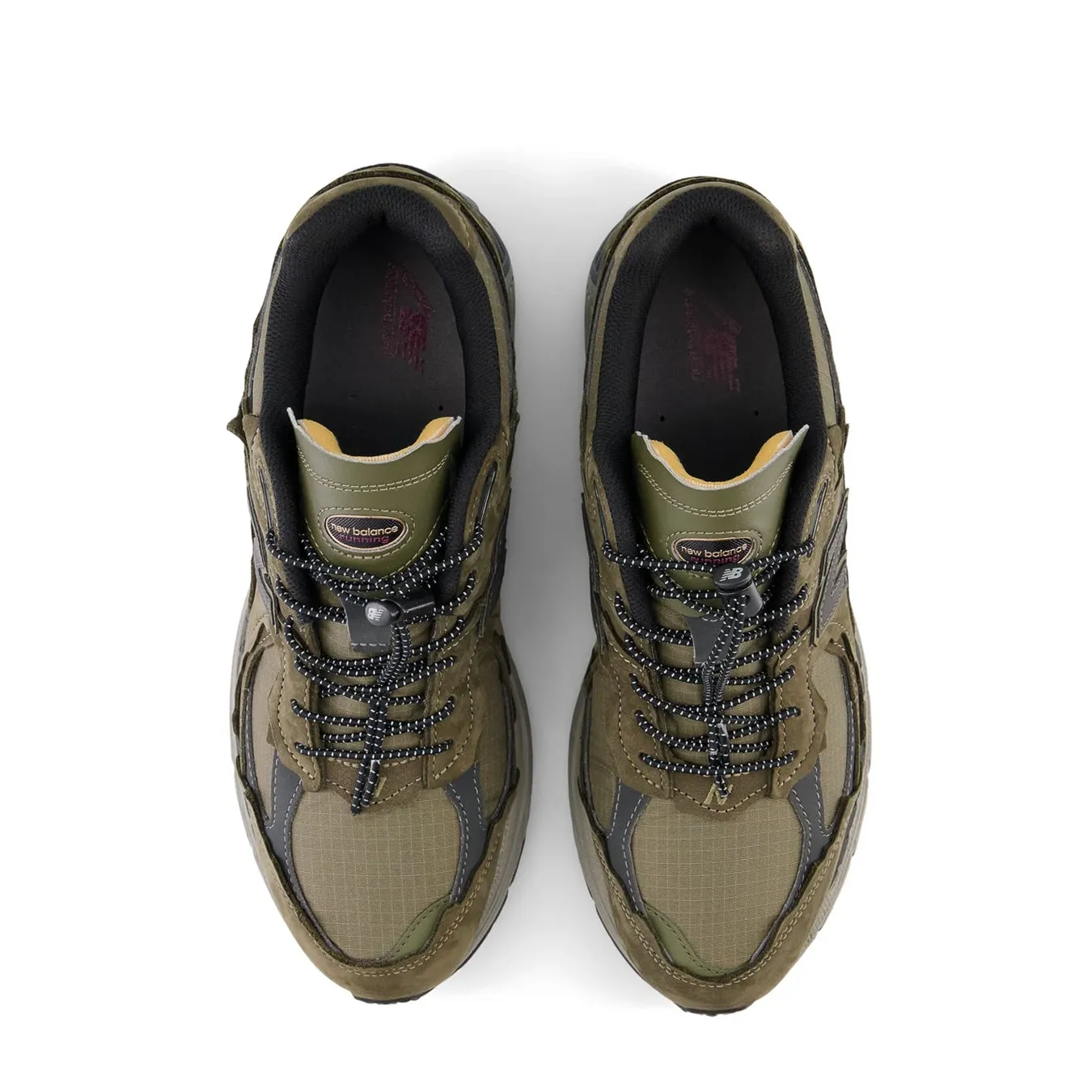 New Balance Chaussures de Sport Femme 2002R Vert Mousse / Noir Profond