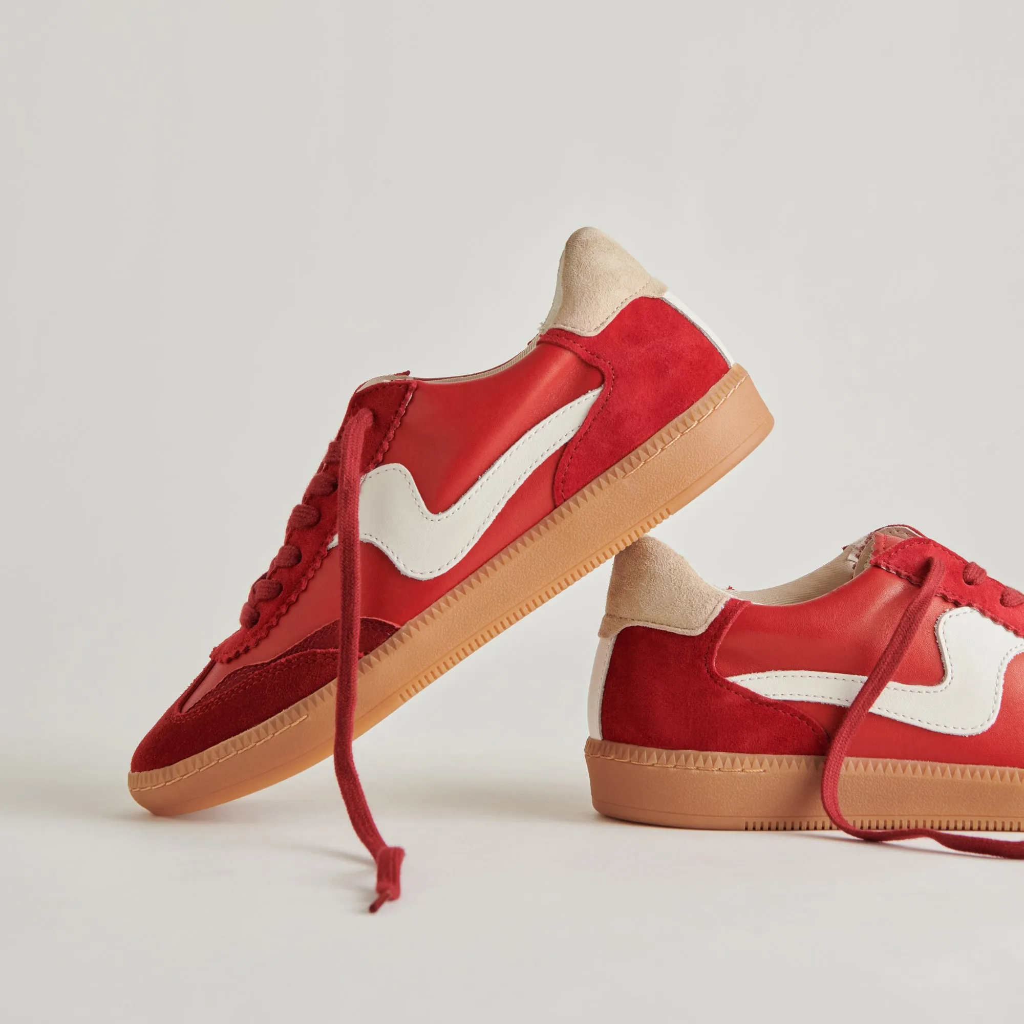 SNEAKERS NOTICE SUÈDE CRIMSON