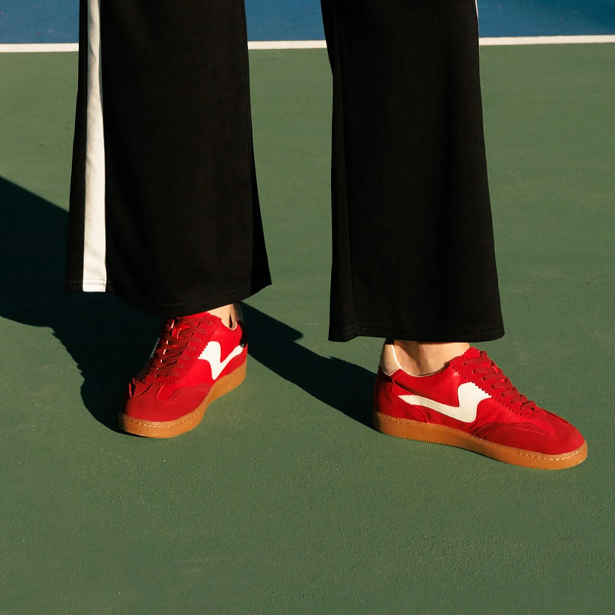 SNEAKERS NOTICE SUÈDE CRIMSON