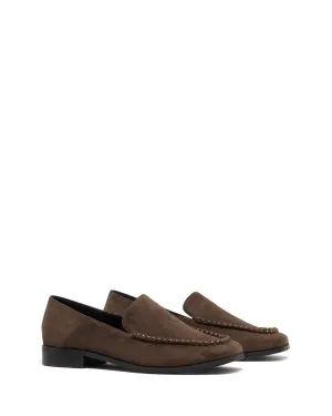 Nova Loafer en Suédine Chocolat