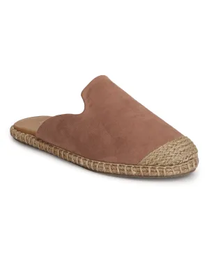 Espadrilles Micro Jute Nude à Glissière