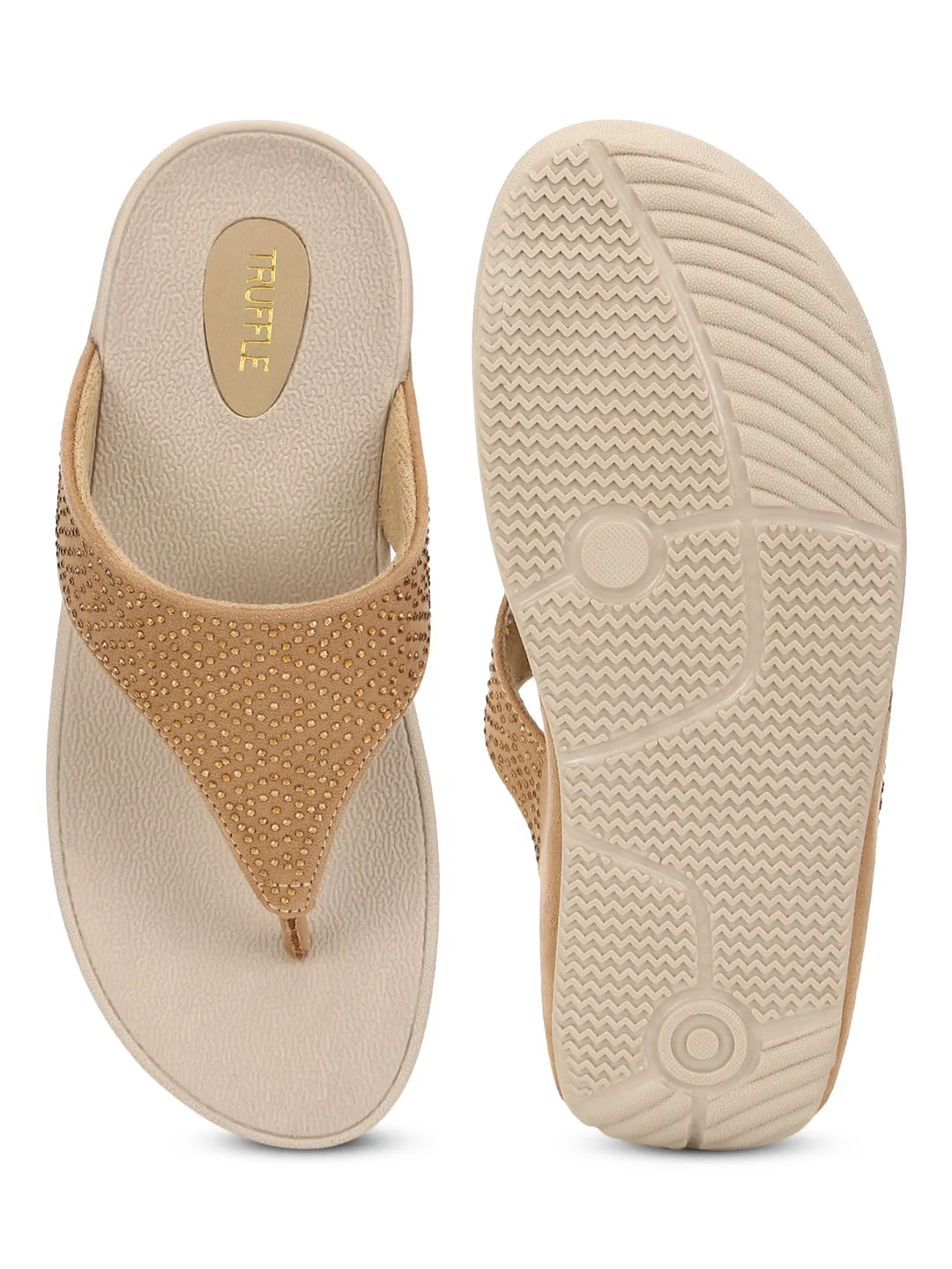 Ballerines Confort en Suédine Nu (TC-CD-905-NUD)