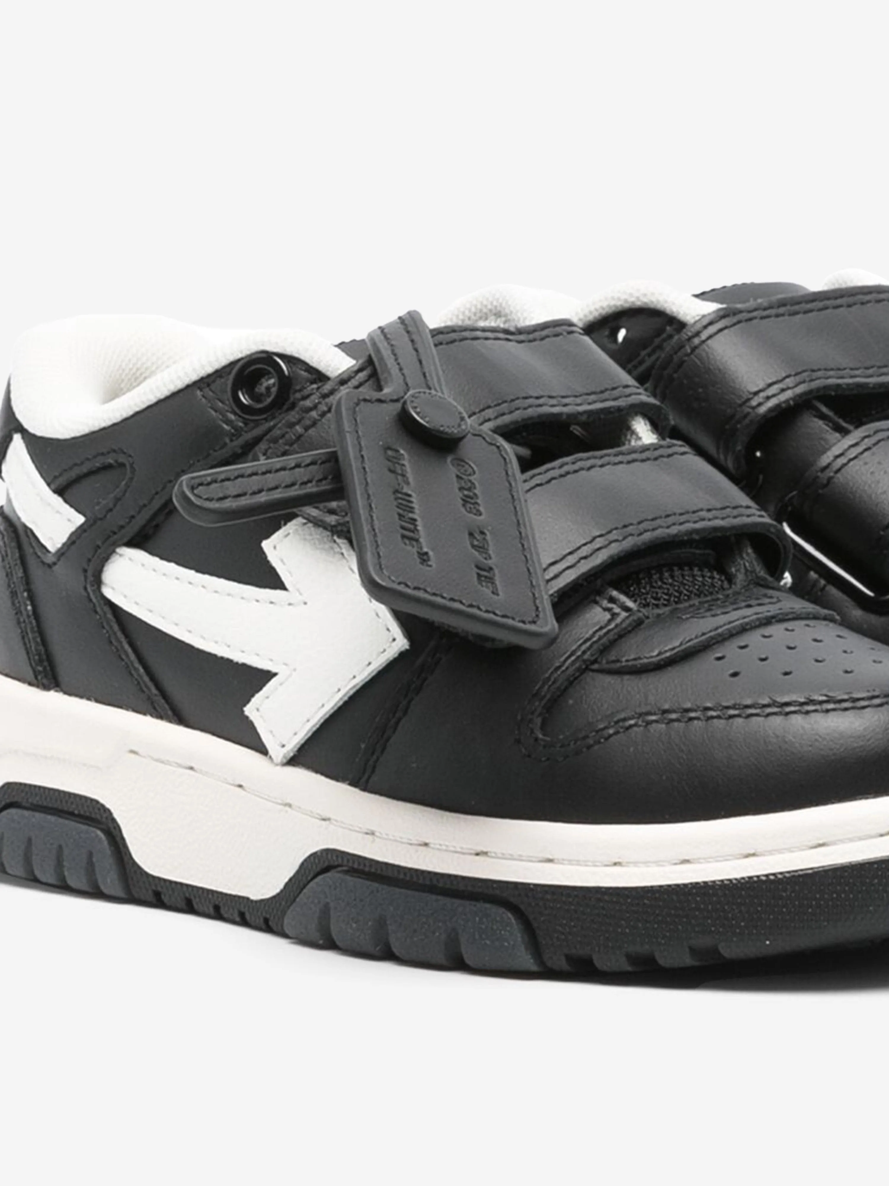 Off-White Kids Chaussures de Sport à Bretelles Out Of Office en Noir