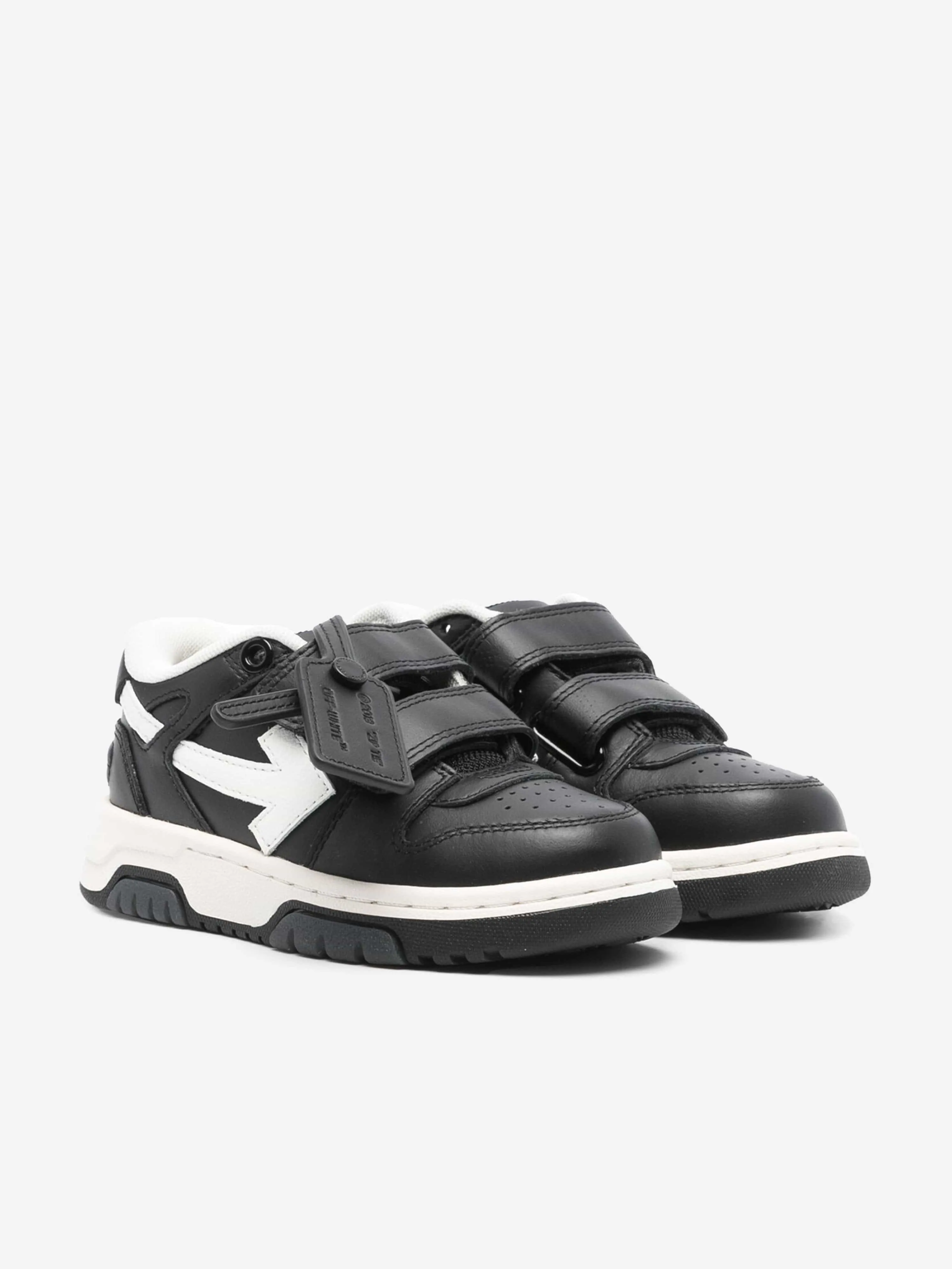 Off-White Kids Chaussures de Sport à Bretelles Out Of Office en Noir