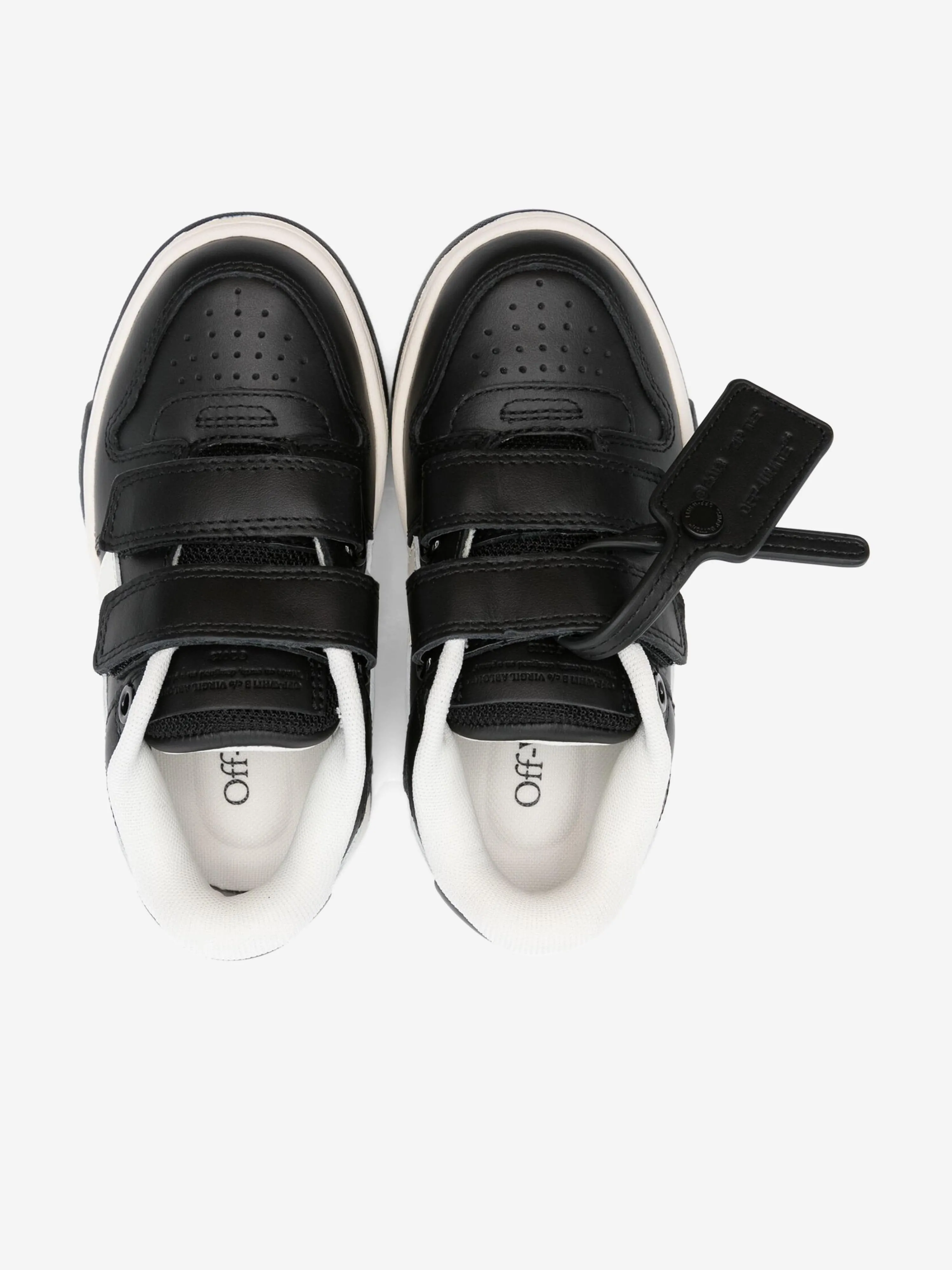 Off-White Kids Chaussures de Sport à Bretelles Out Of Office en Noir