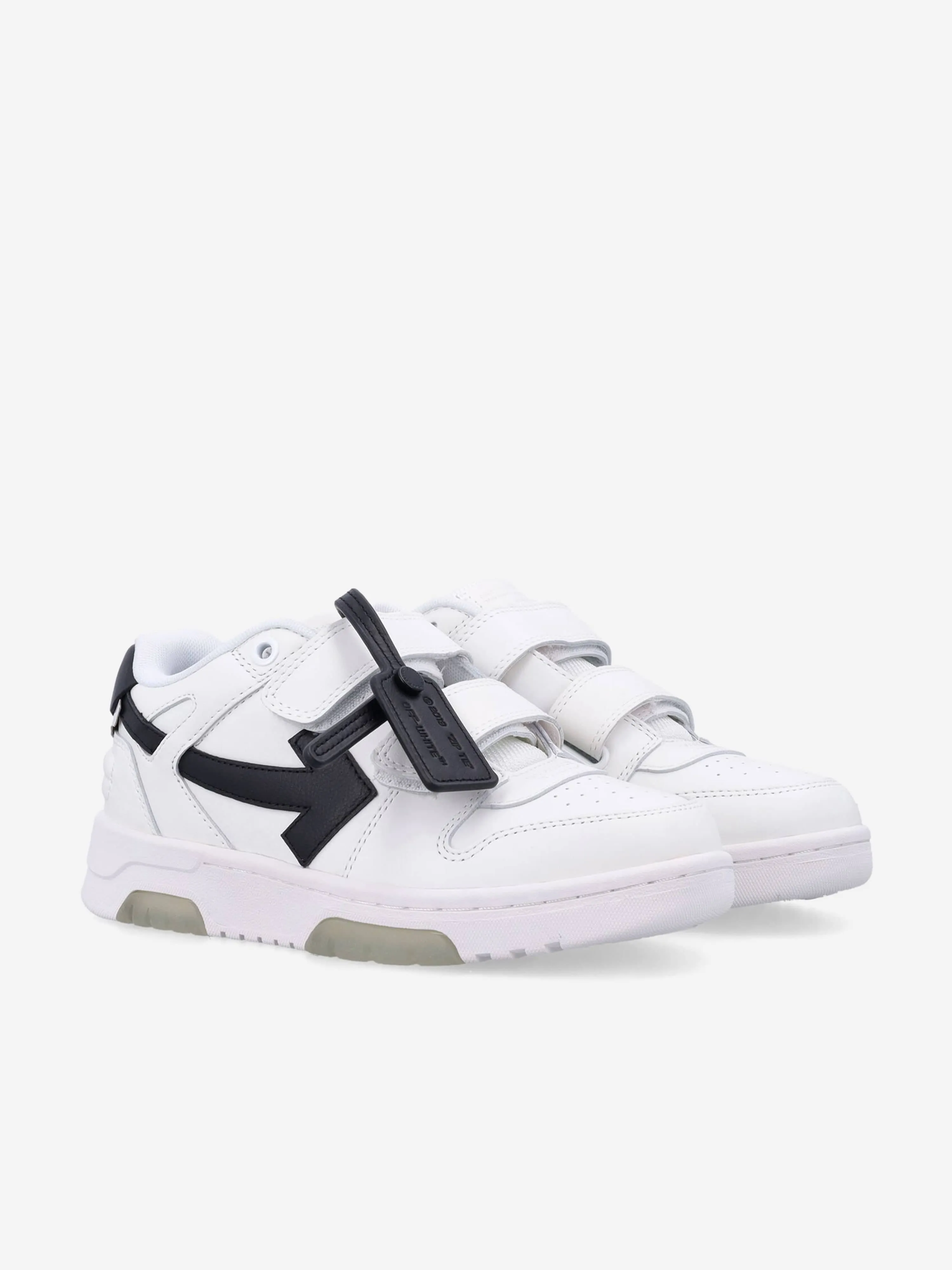 Off-White Kids Chaussures de sport à brides Out Of Office en blanc