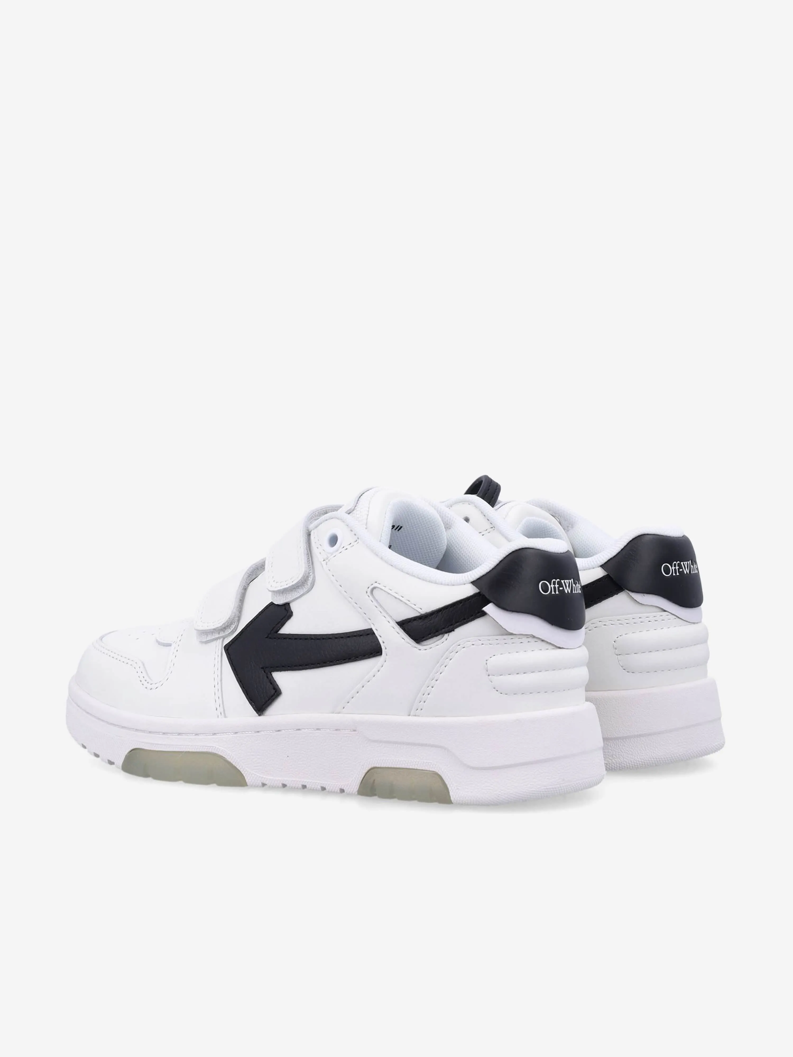 Off-White Kids Chaussures de sport à brides Out Of Office en blanc