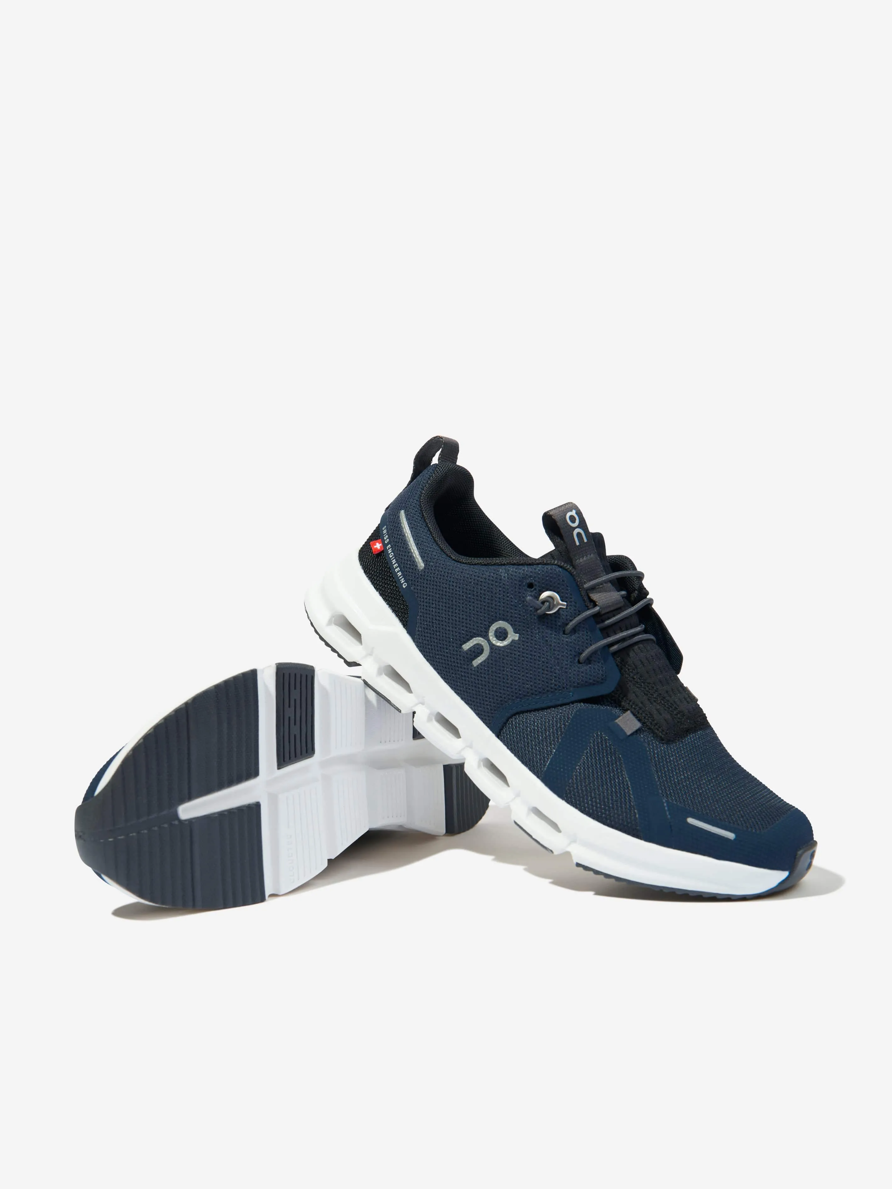 Chaussures de Running On Running Kids Cloud Sky en Marine