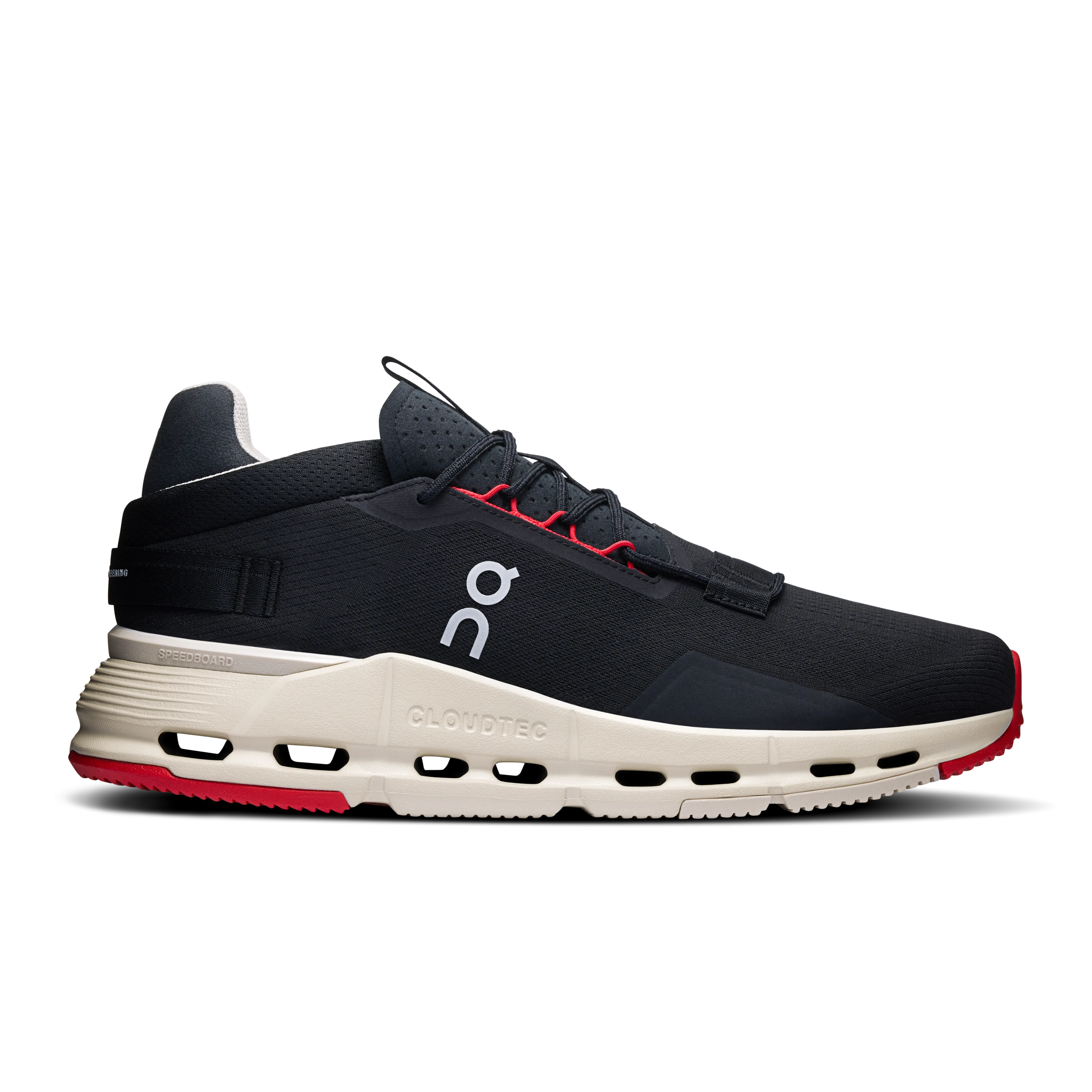 Chaussures On Running Cloudnova 2 pour Homme - Noir / Rouge