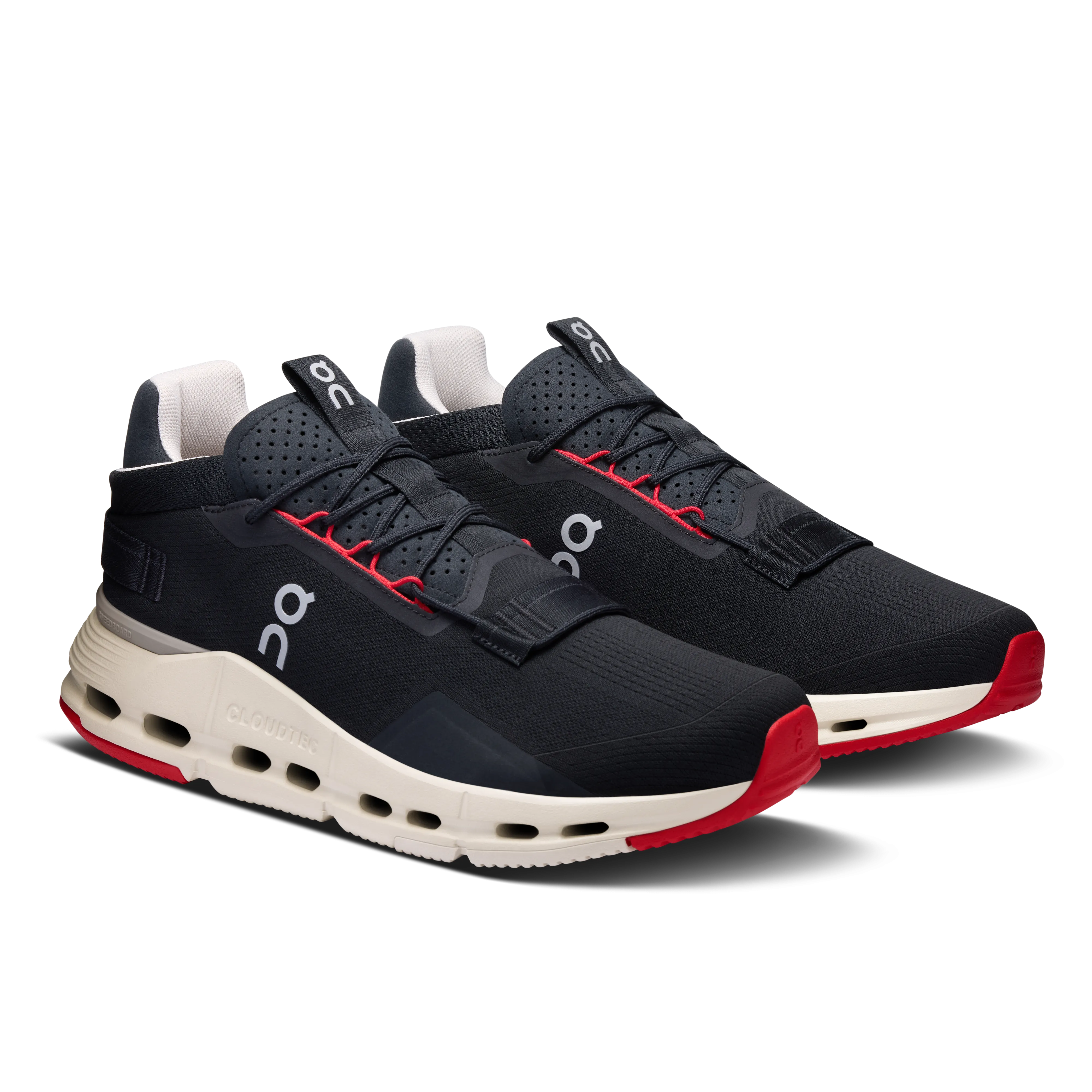 Chaussures On Running Cloudnova 2 pour Homme - Noir / Rouge