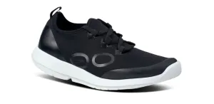 OOFOS OOMG SPORT LACET - NOIR & BLANC - 5076WHTBLK