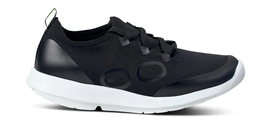 OOFOS OOMG SPORT LACET - NOIR & BLANC - 5076WHTBLK