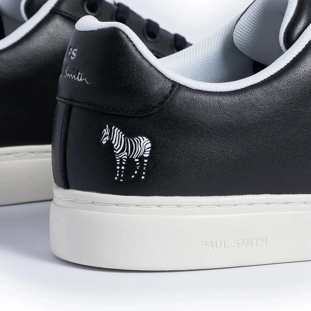 Paul Smith Chaussures de Sport en Cuir Rex Noir