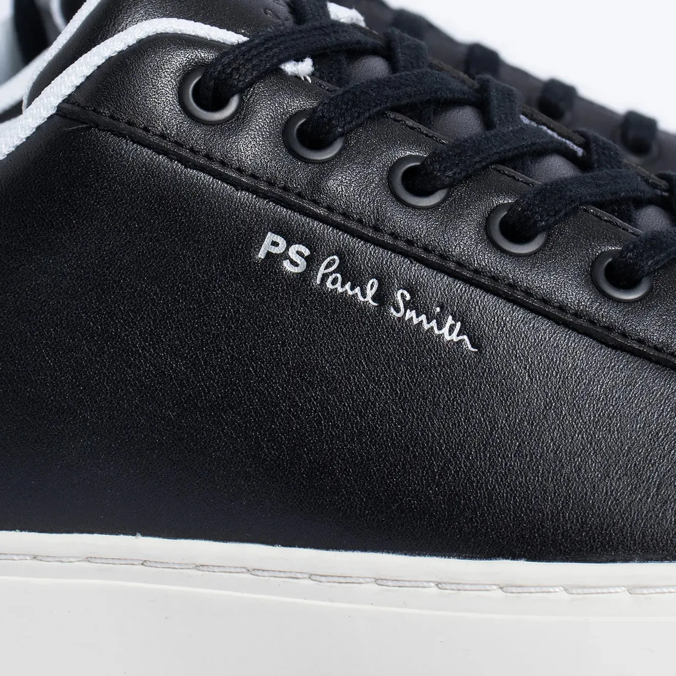 Paul Smith Chaussures de Sport en Cuir Rex Noir