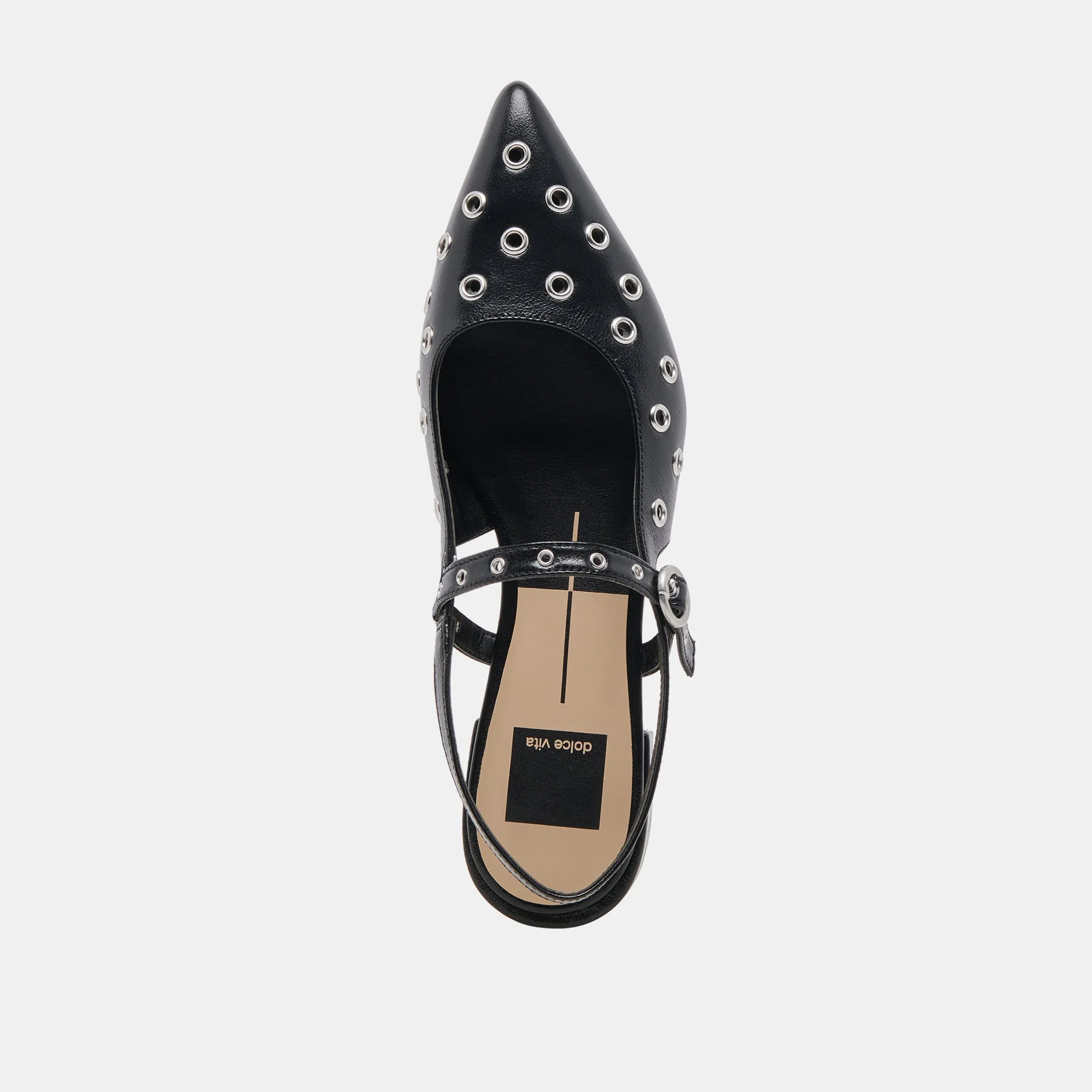 PENNEY STUD FLATS PATENTE EFFET FROISSE MINUIT