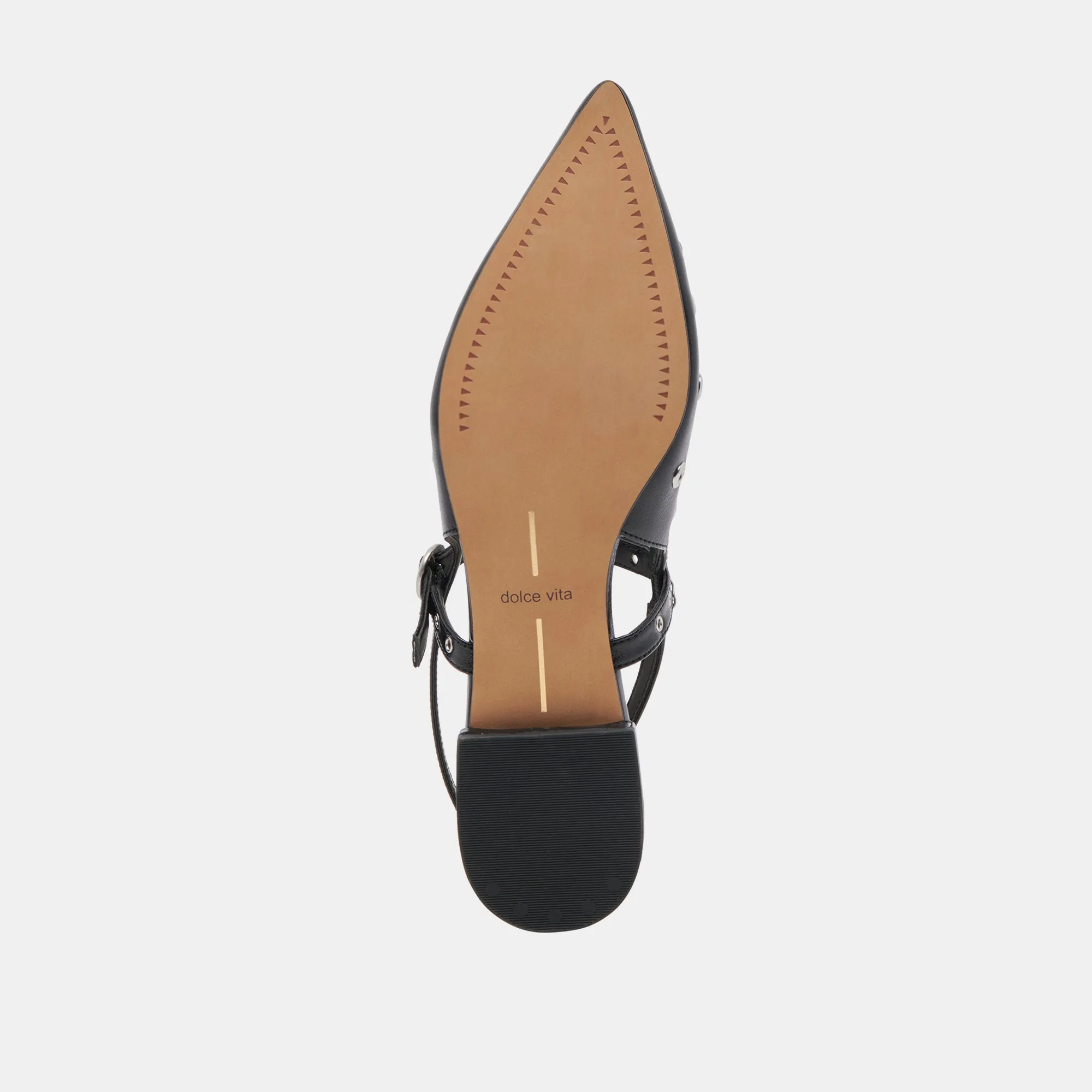 PENNEY STUD FLATS PATENTE EFFET FROISSE MINUIT