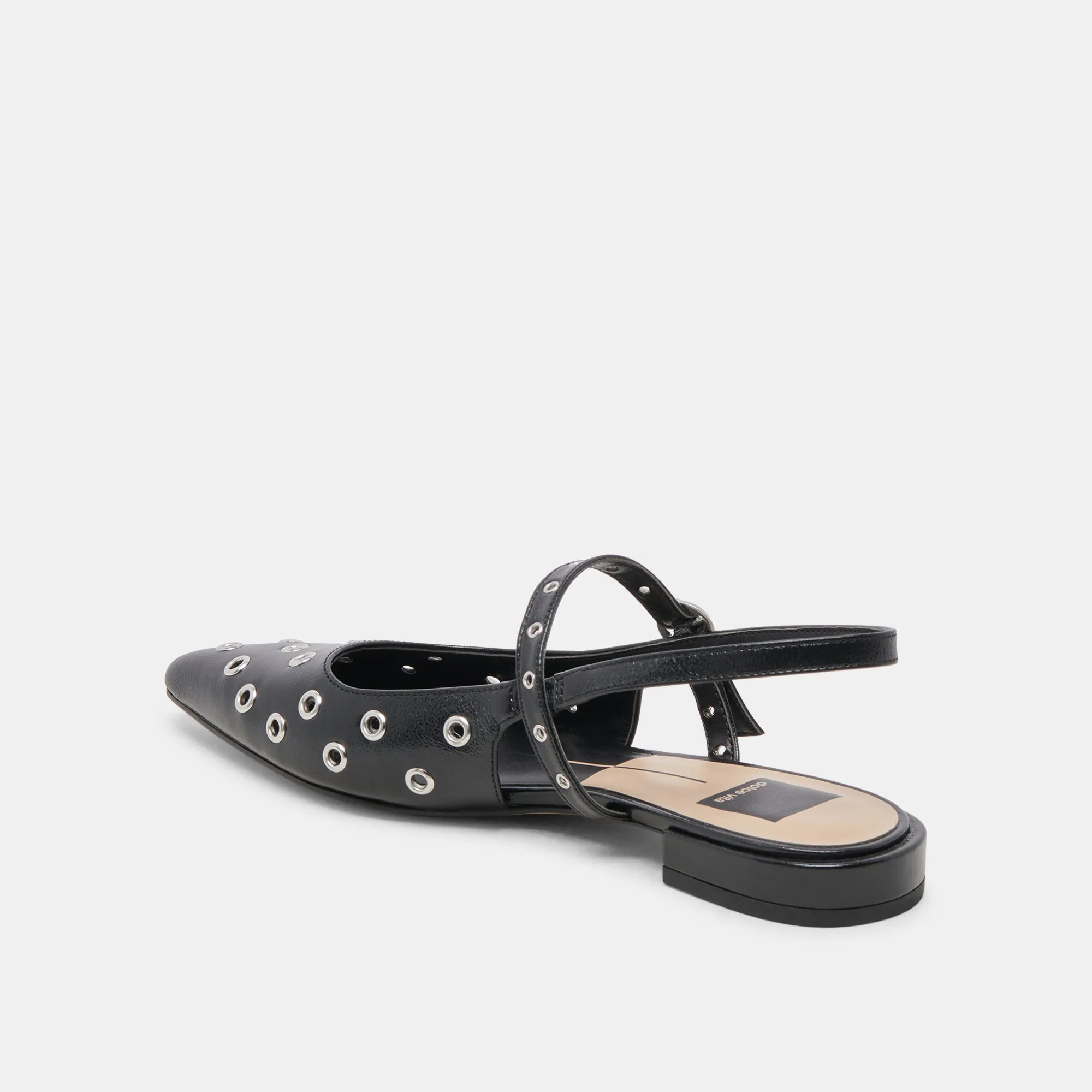 PENNEY STUD FLATS PATENTE EFFET FROISSE MINUIT