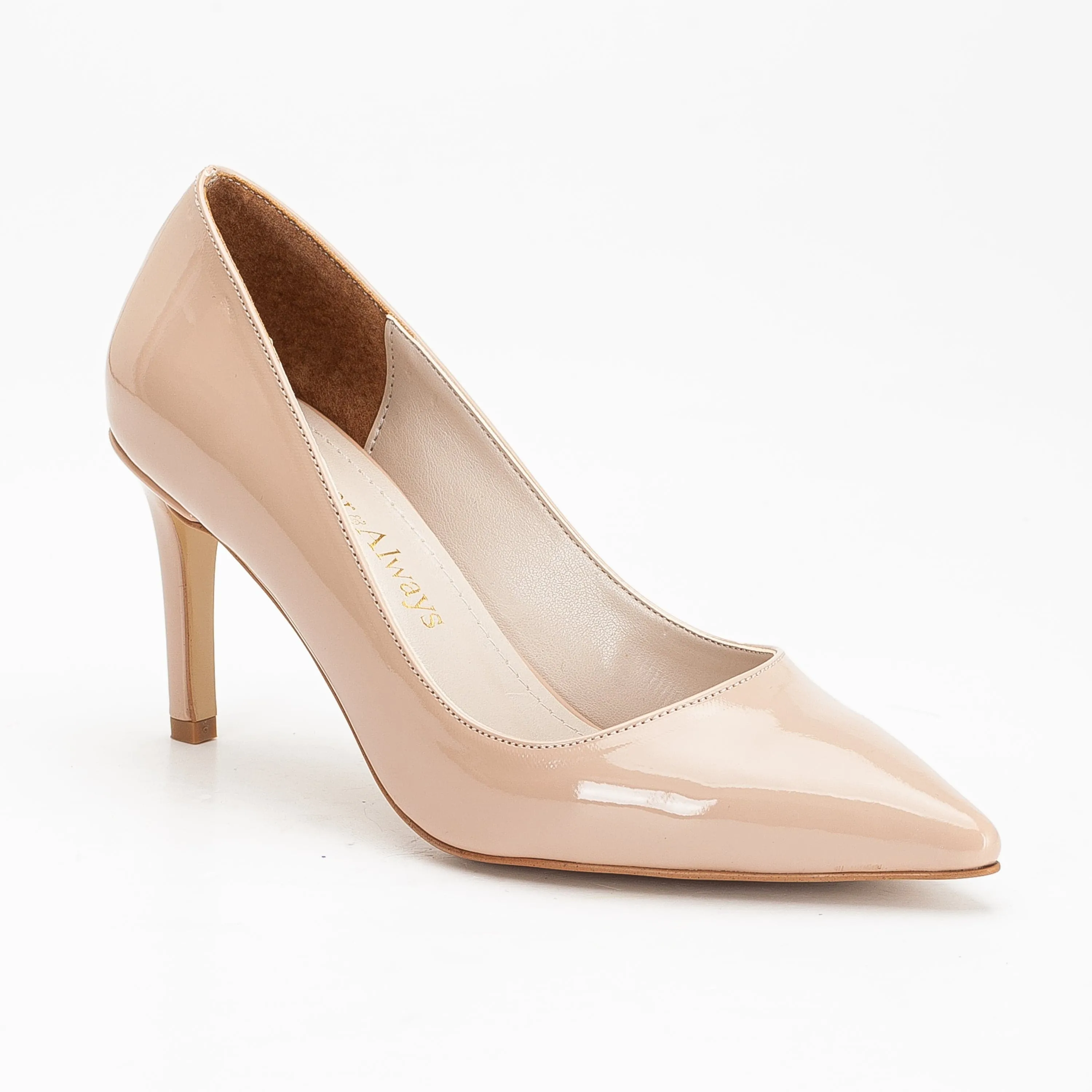 Escarpins à bout pointu en similicuir vegan Perla | Beige