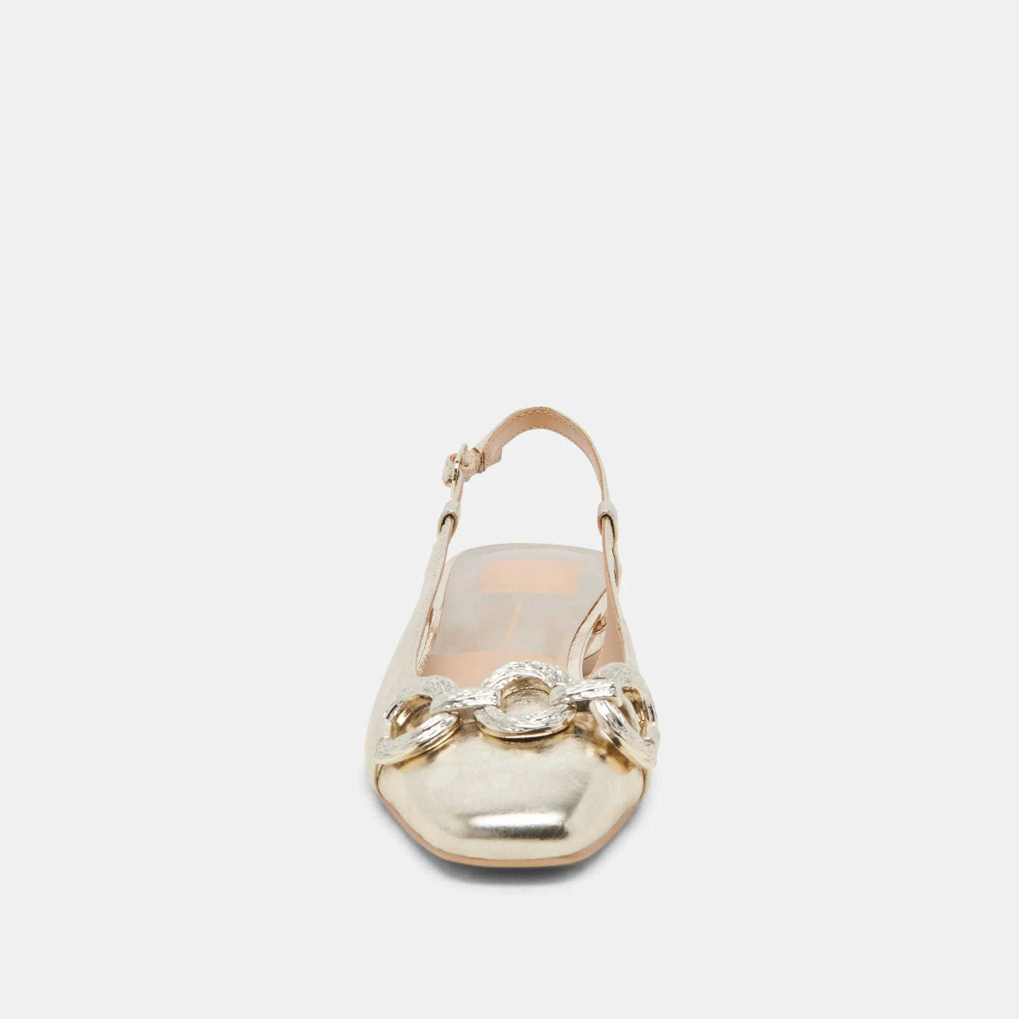 RAMANO FLATS CUIR PLATINE VIEILLI