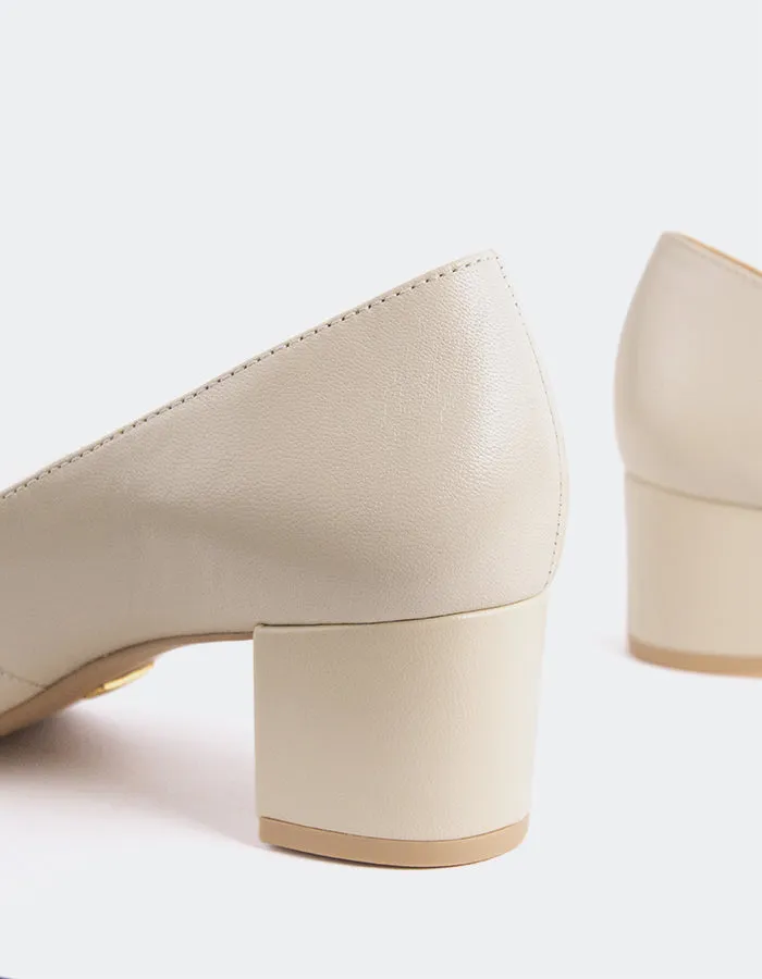 Raynan Cuir Beige