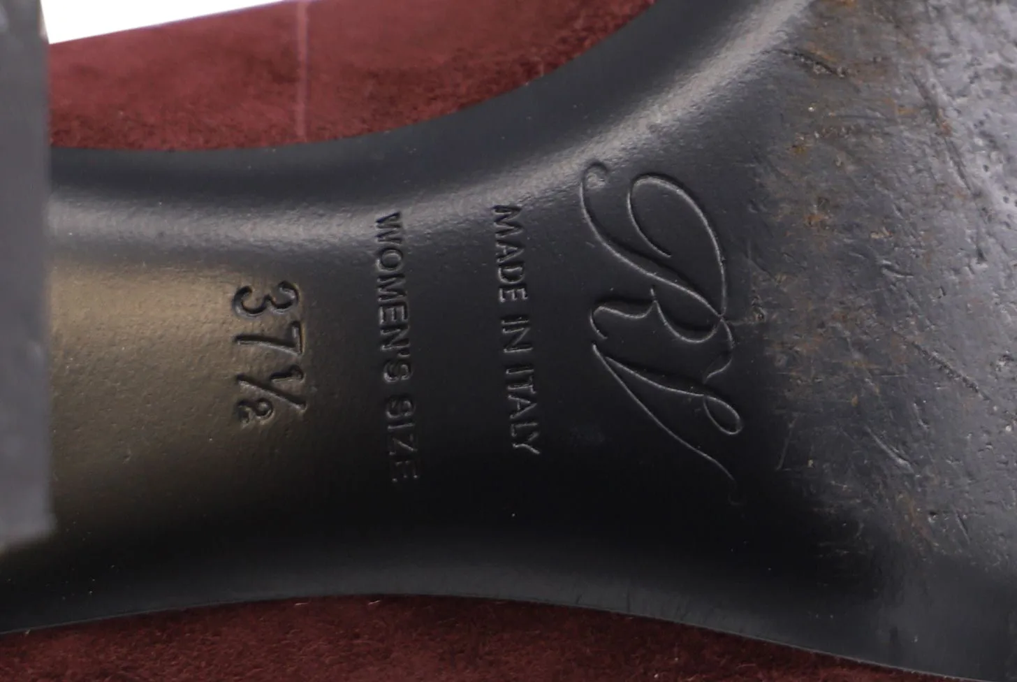 Escarpins Roger Vivier Belle De Nuit en daim bordeaux