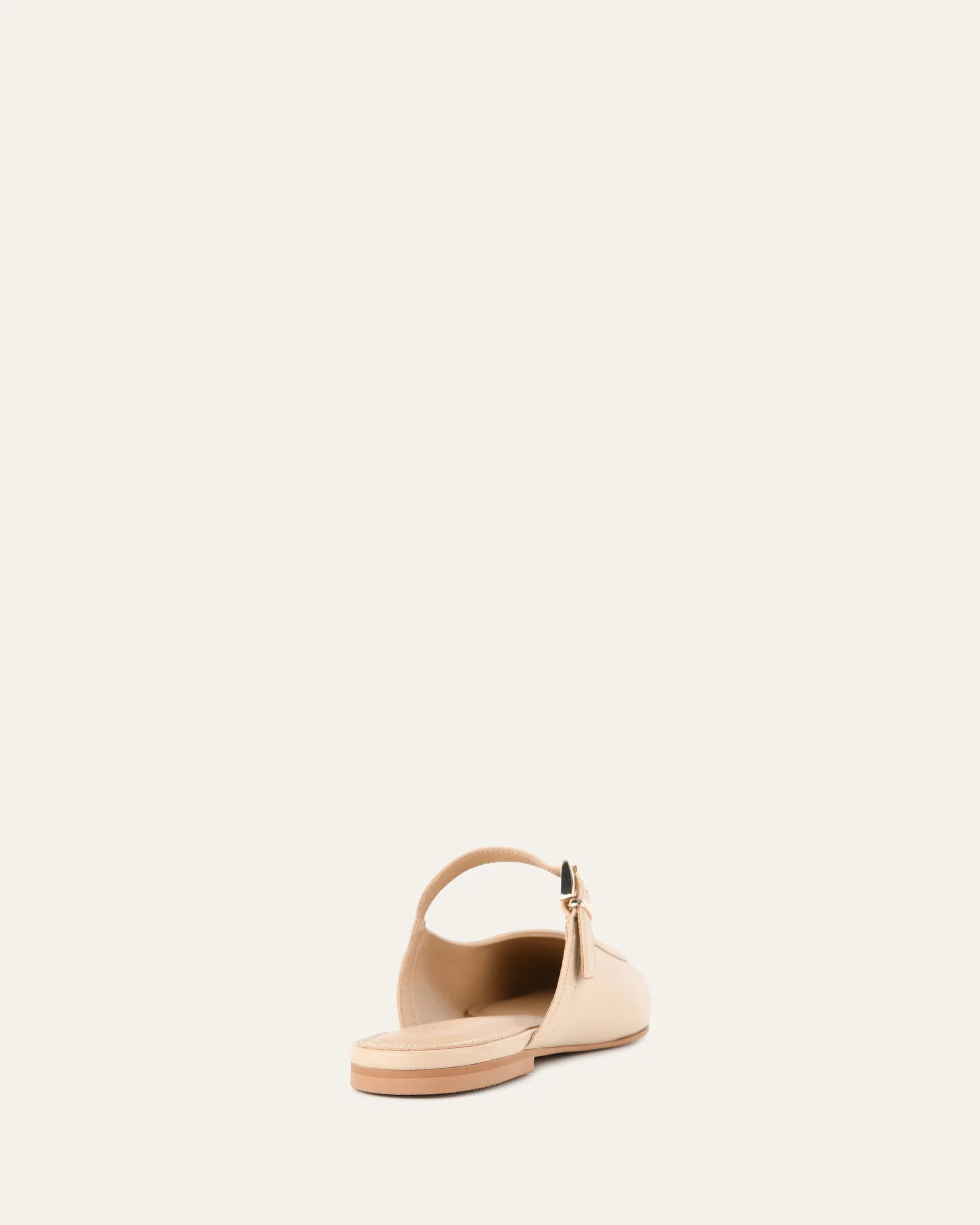 SAMMY DRESS SANDALES PLATES EN CUIR SABLE