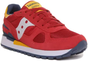 Saucony Shadow Original Vintage en Rouge Pour Hommes Chaussures Saucony