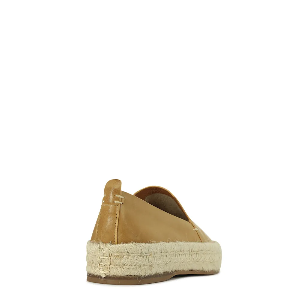 BASKET EN CUIR ET CORDAGE SEASIDE