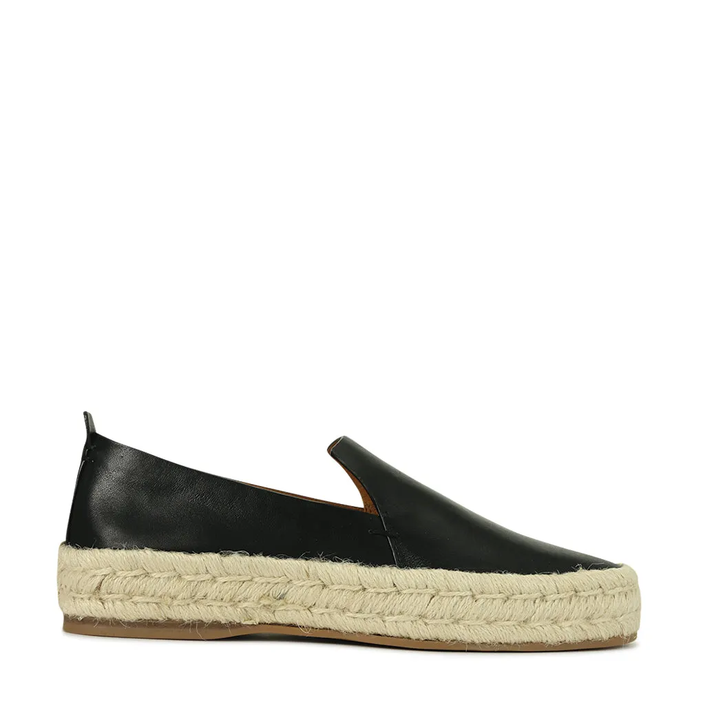 BASKET EN CUIR ET CORDAGE SEASIDE