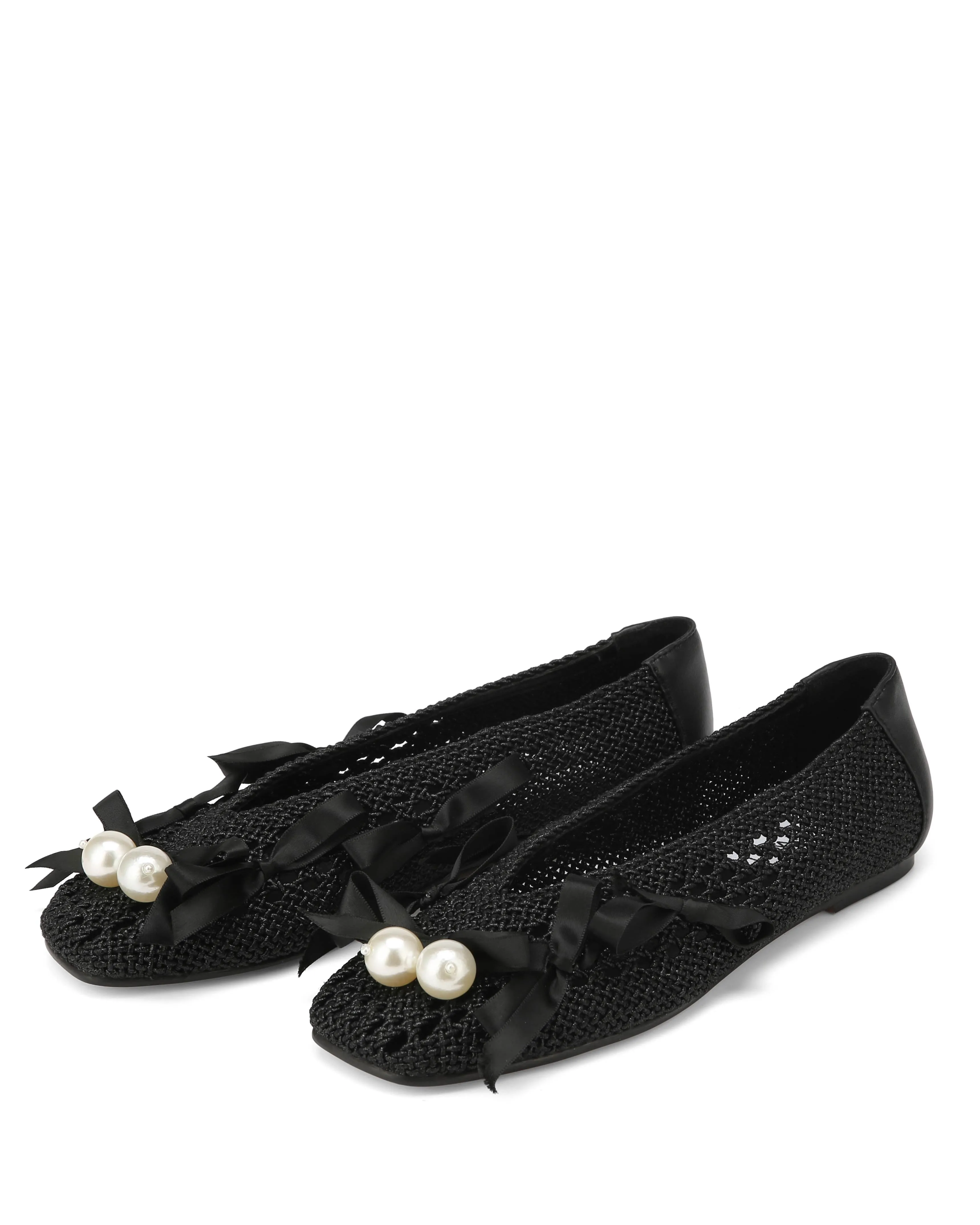 Siera Trims Crochet Tricot Noir