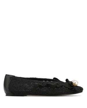 Siera Trims Crochet Tricot Noir
