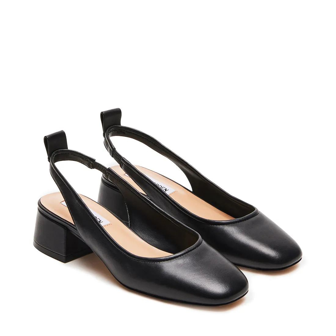 Chaussure plate Smitten CUIR NOIR