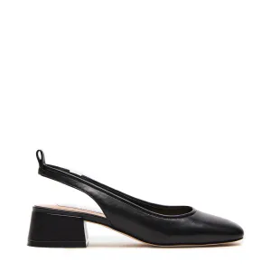 Chaussure plate Smitten CUIR NOIR