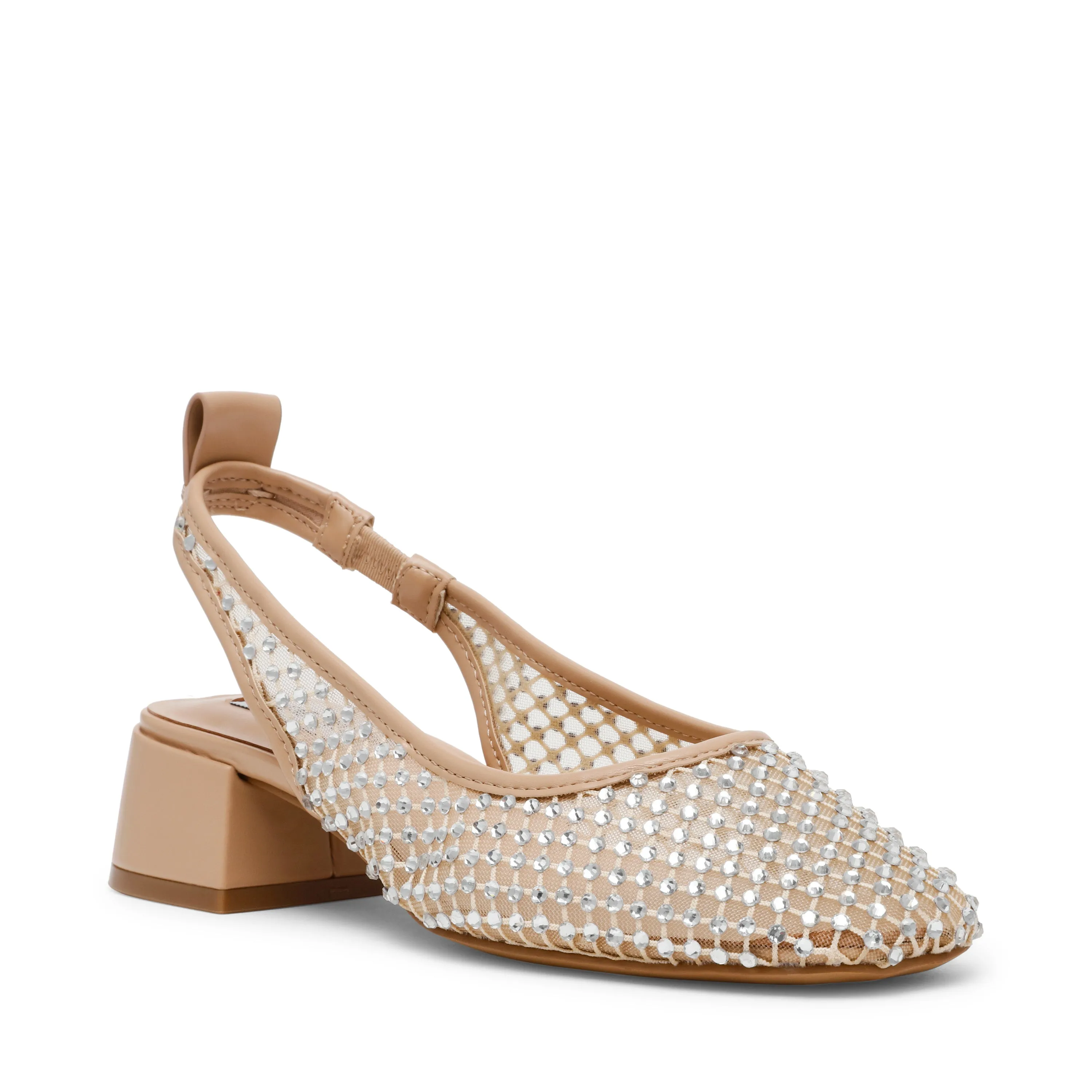 Chaussure plate Smitten NUDE en mesh