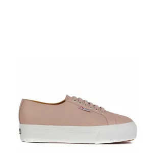 Superga Femmes 2790 Chaussures de Sport en Similicuir Rose