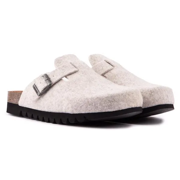 Sandales véganes Taro pour femme avec semelle intérieure | Blanc