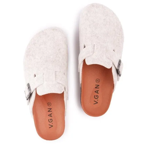 Sandales véganes Taro pour femme avec semelle intérieure | Blanc