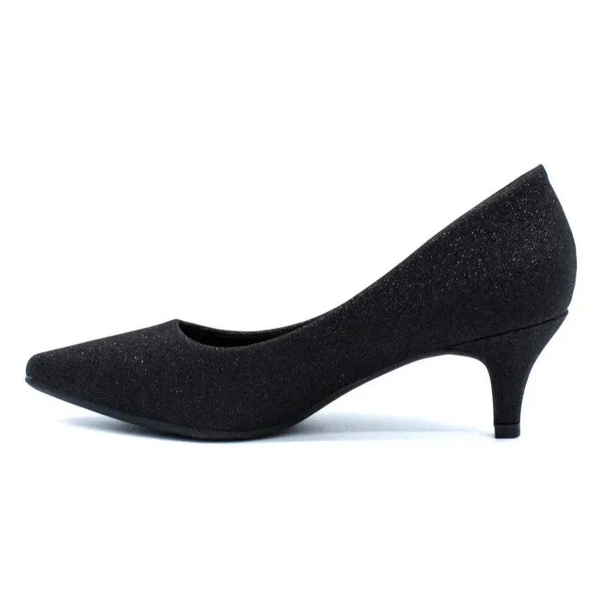 Chaussures TAXI Aliyah Talon Noir à Paillettes
