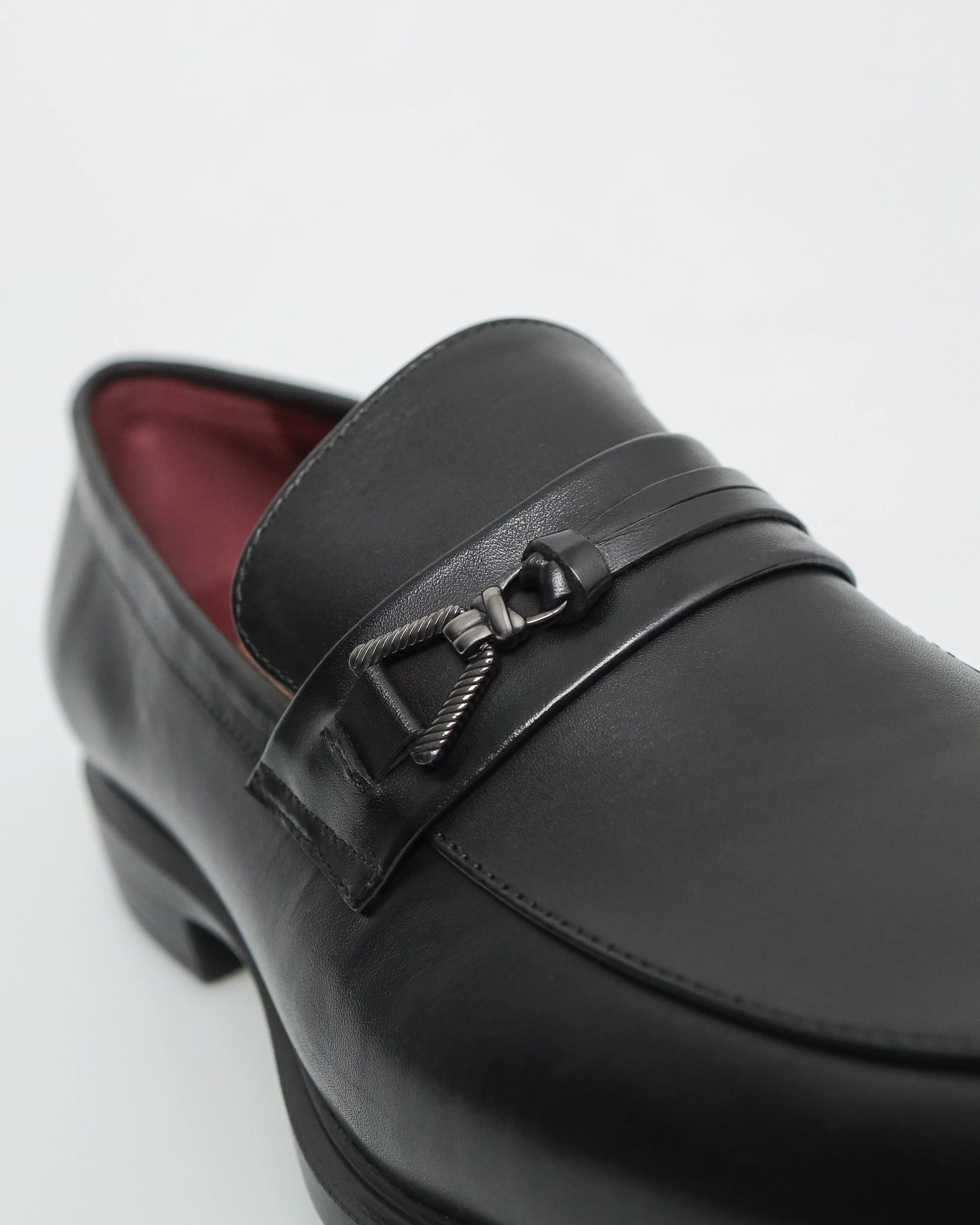Tomaz HF082 Mocassins Classiques Nobles à Lanière pour Homme