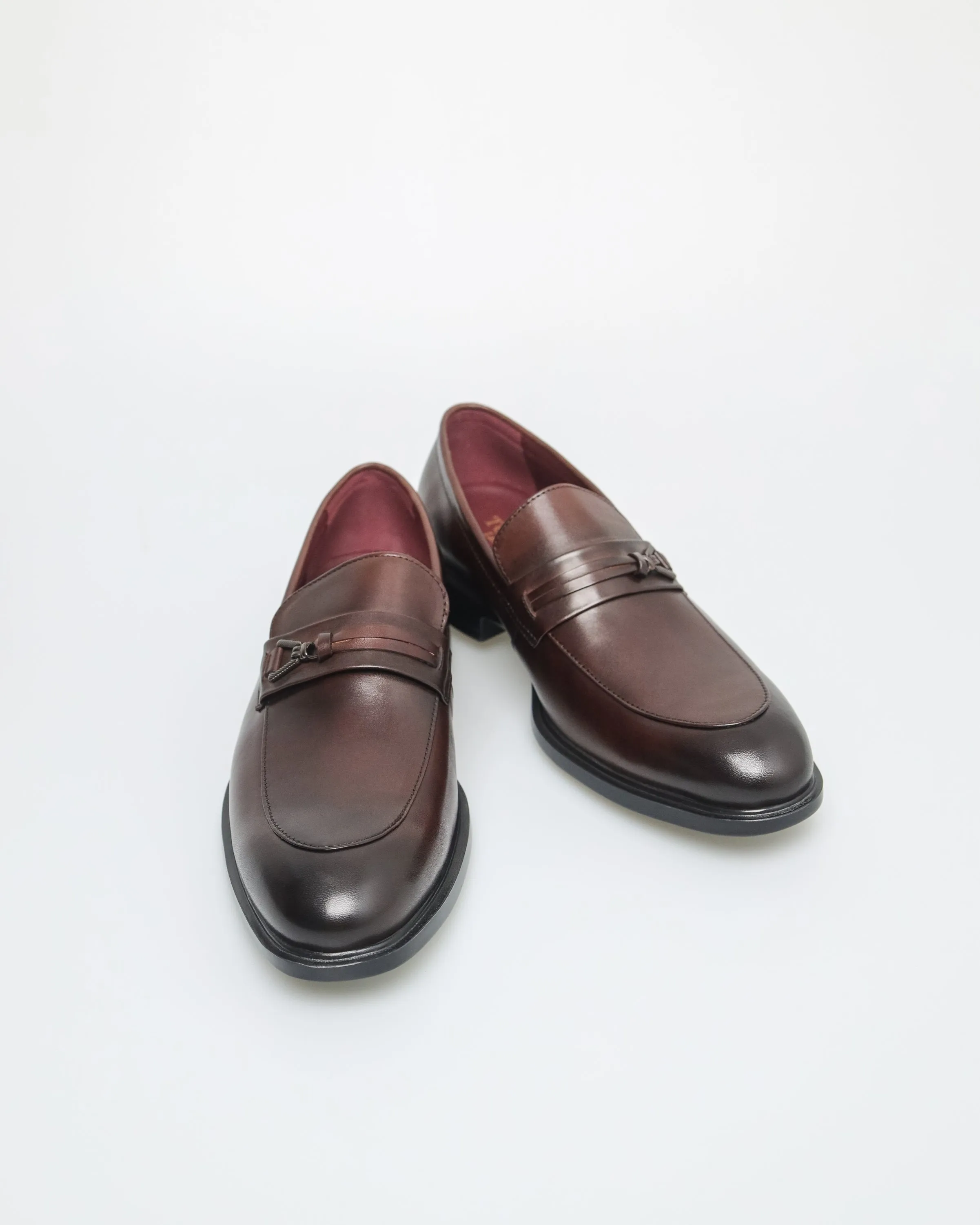 Tomaz HF082 Mocassins Classiques Nobles à Lanière pour Homme