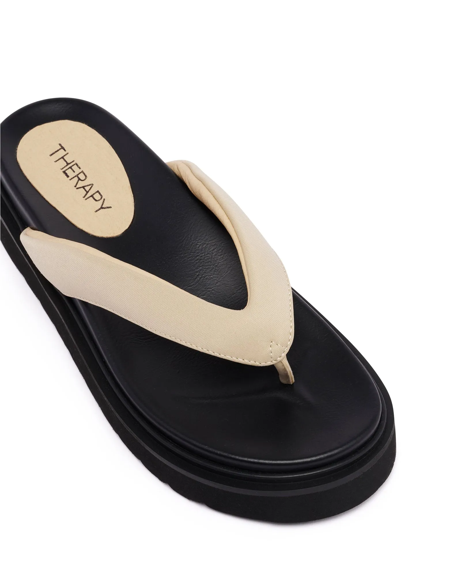 Tong de Vacay en Lycra couleur Os